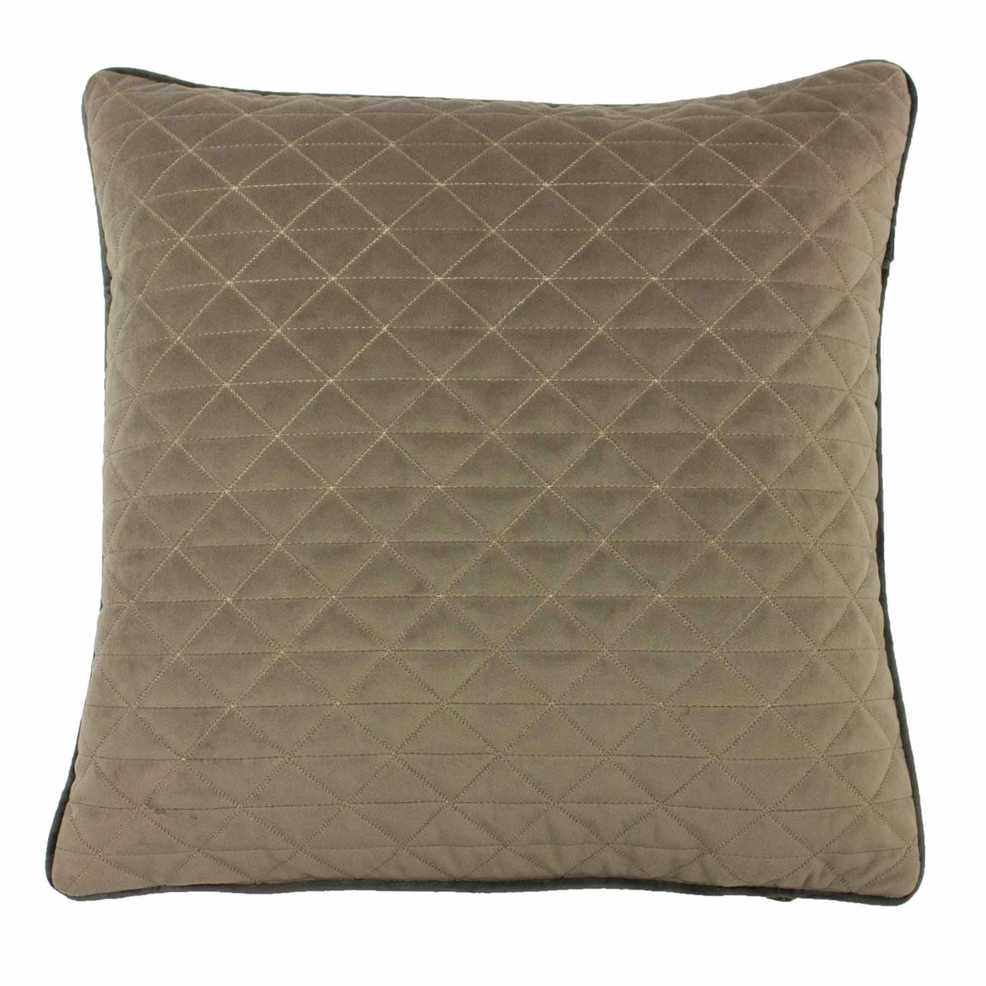 Paoletti Quartz Cushion 45cm x 45cm Taupe & Champagne Cushions Meubles
