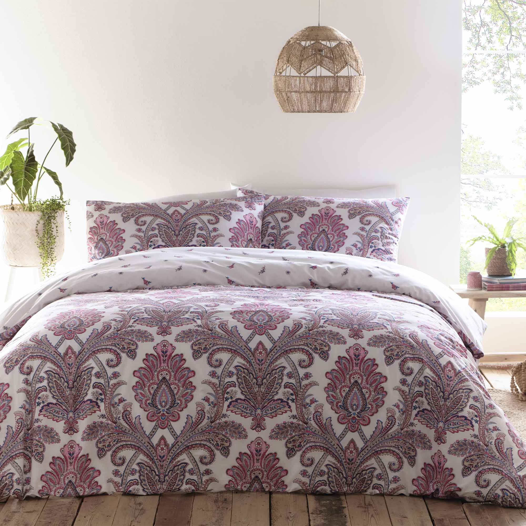 Appletree Carmel Reversible Duvet Cover Set Multi Coloured Duvet