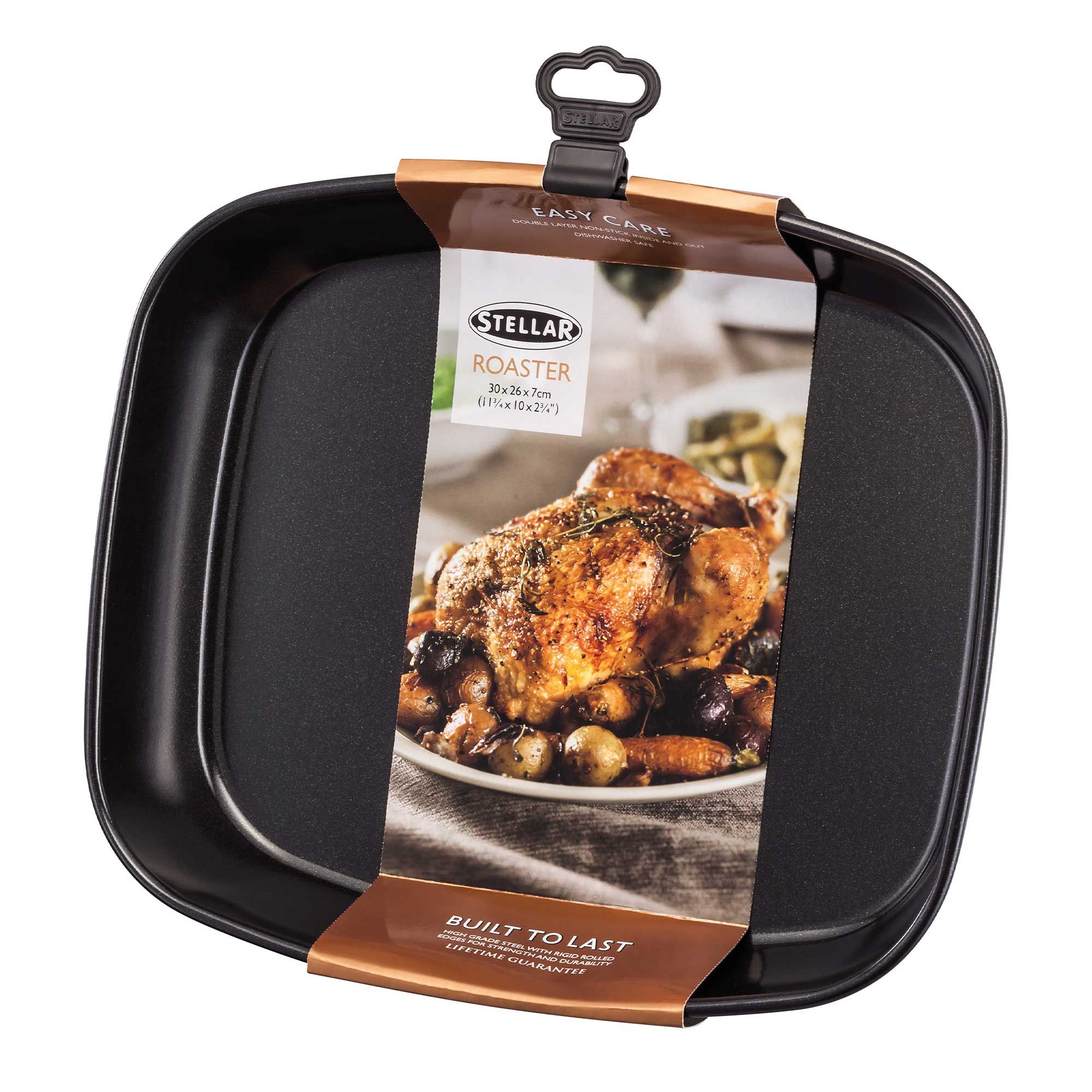 Stellar Non Stick 25cm x 20cm Roasting Tray Oven & Baking Trays Meubles