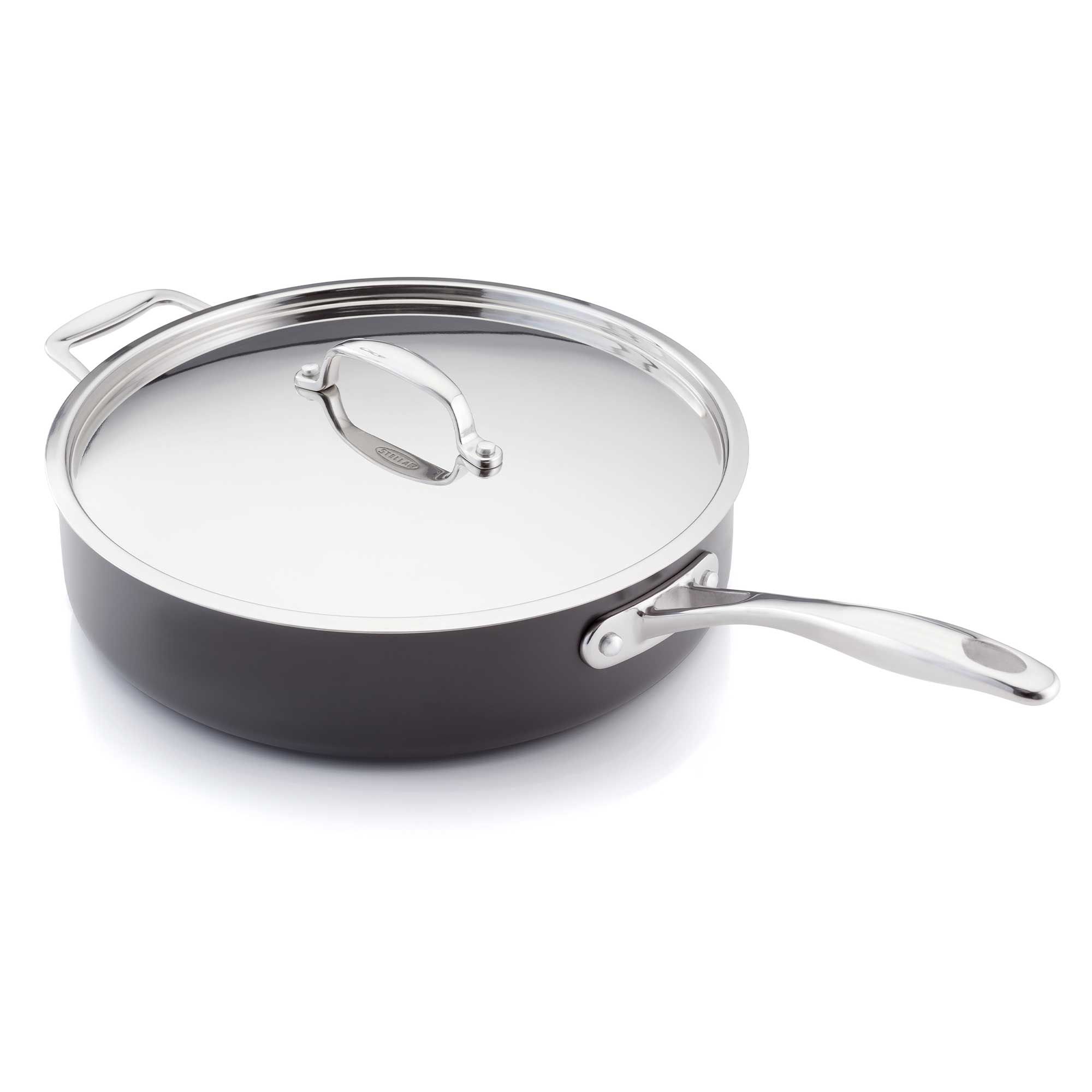 Stellar Hard Anodised NonStick 28cm Saute Pan Meubles