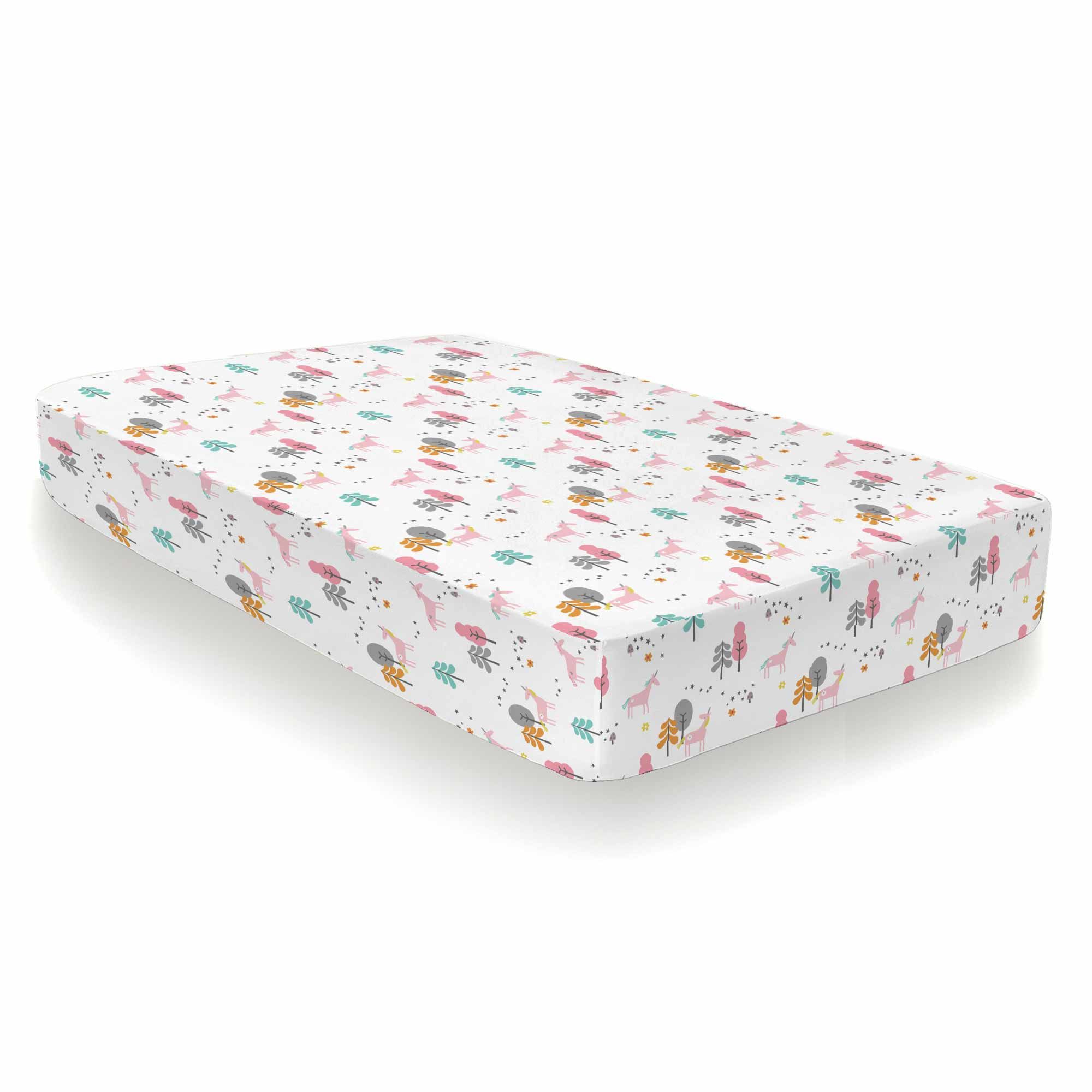 unicorn single fitted sheet