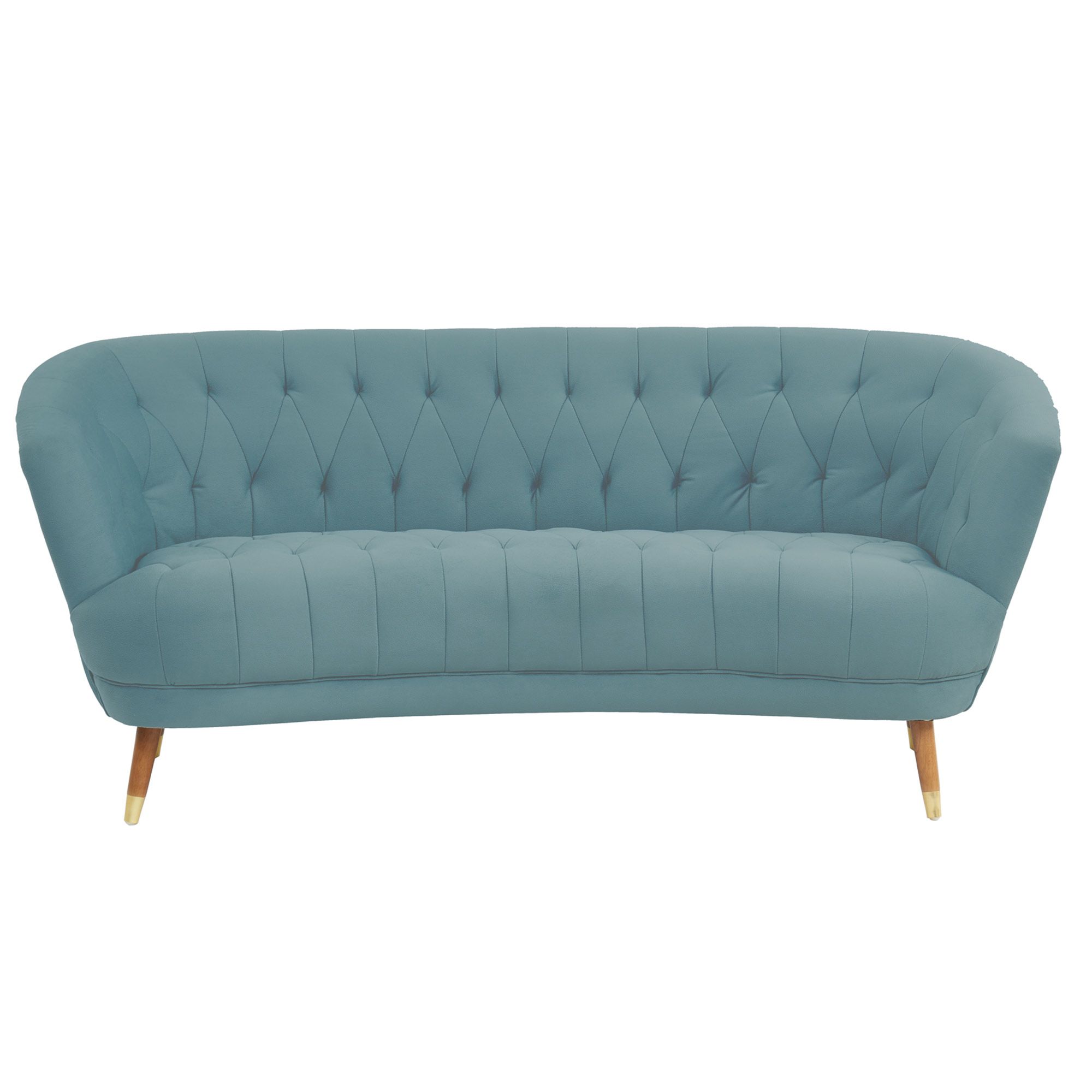 Mindy Brownes Hensley 3 Seater Sofa Fabric Blue Sofas Meubles