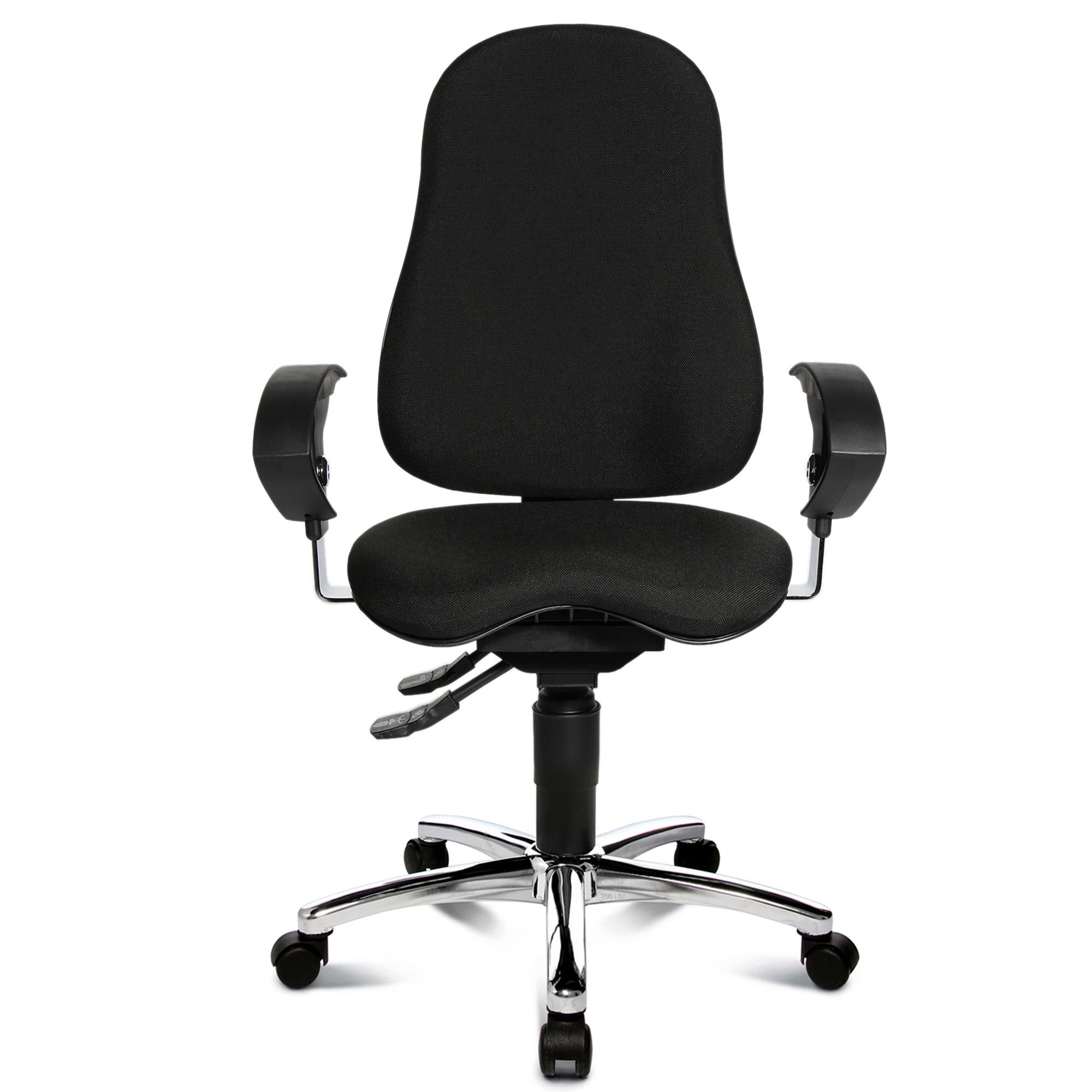 Sitness 10 Orthopaedic Office Chair Black Study Desks & Chairs Meubles