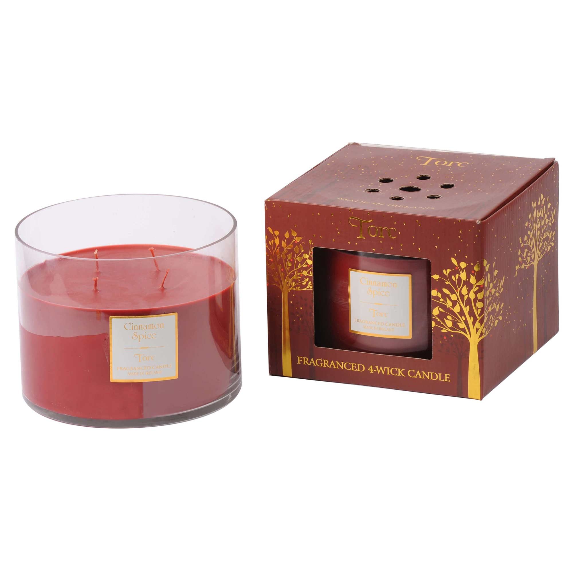 Torc Cinnamon Spice 4 Wick Candle 15cm Candles & Diffusers Meubles
