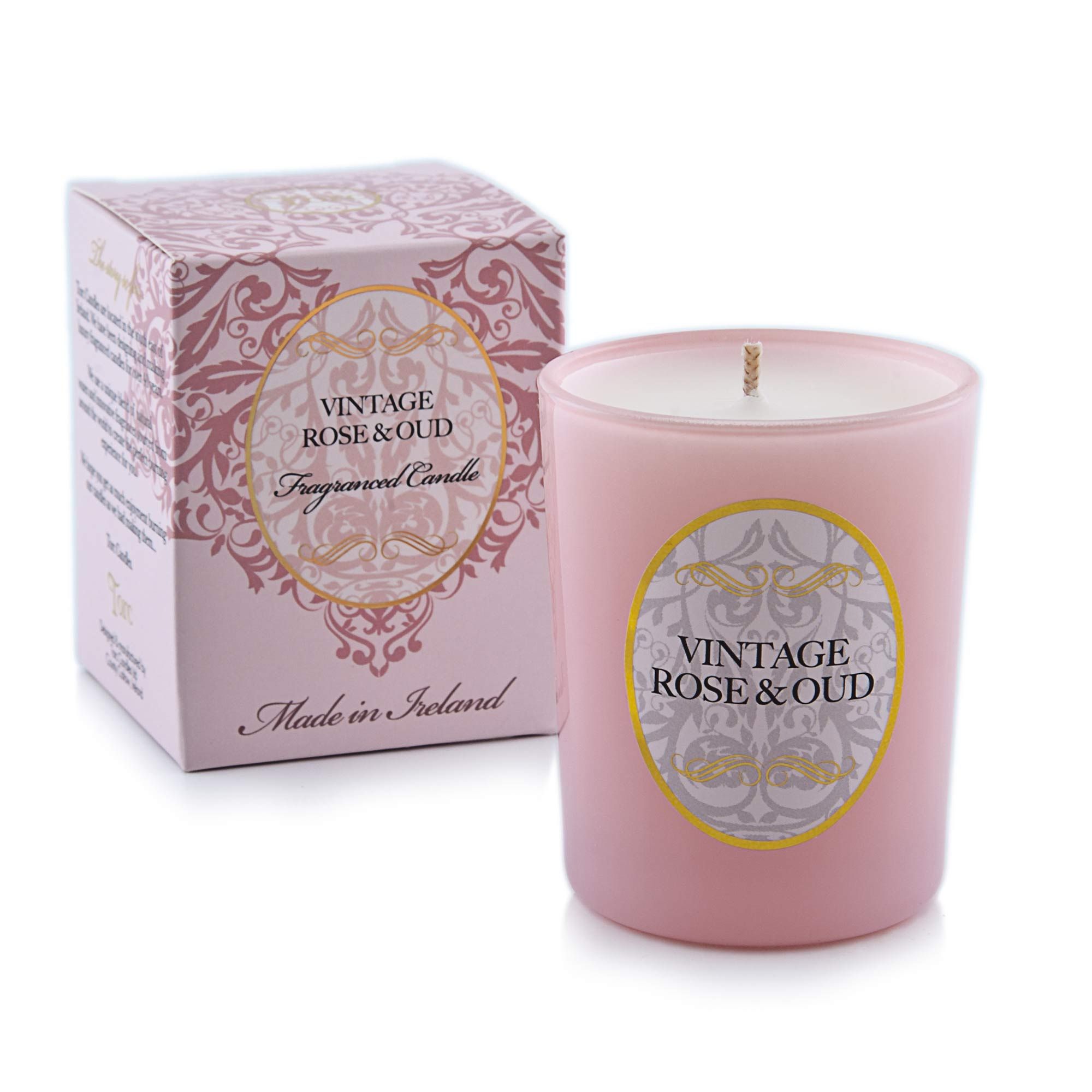 Torc Vintage Rose & Oud Candle Filled Votive 7cm Candles & Diffusers