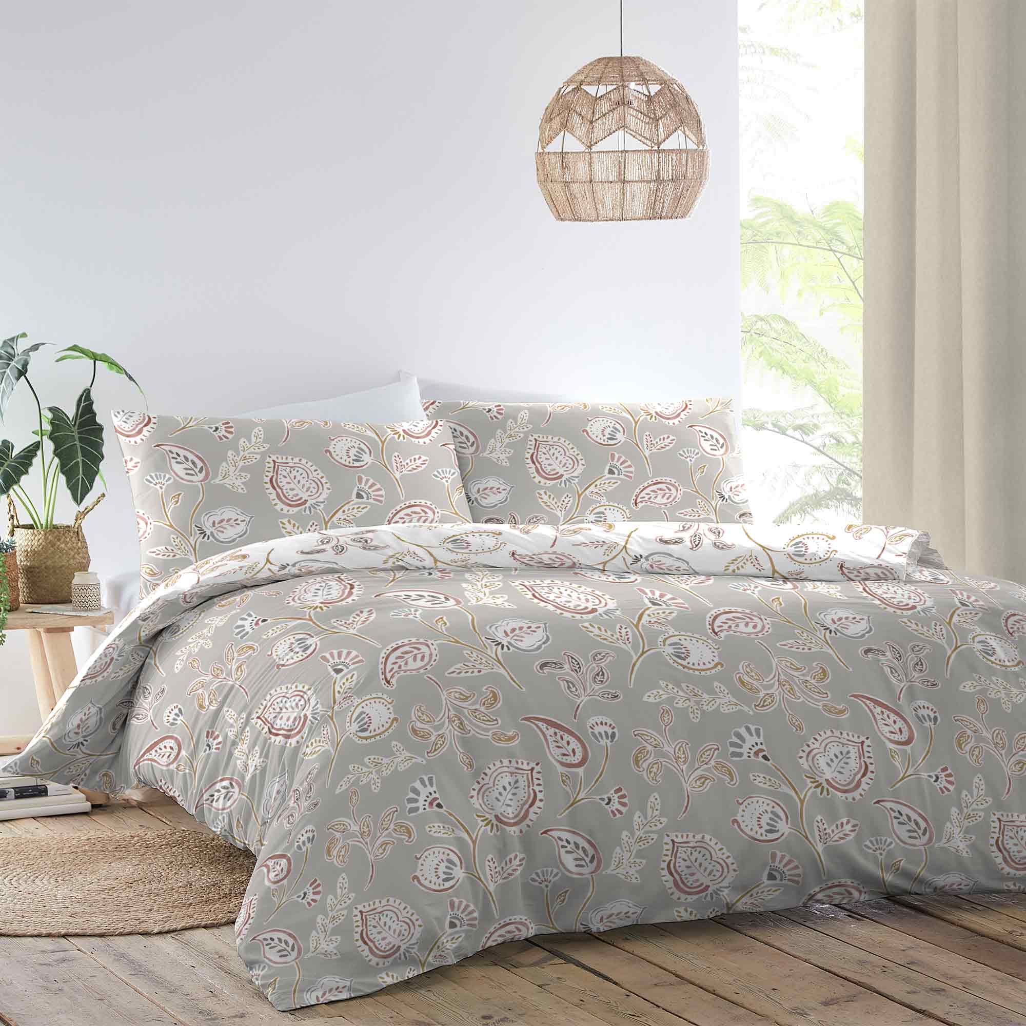 Appletree Samana Reversible Duvet Cover Set Natural Duvet Covers