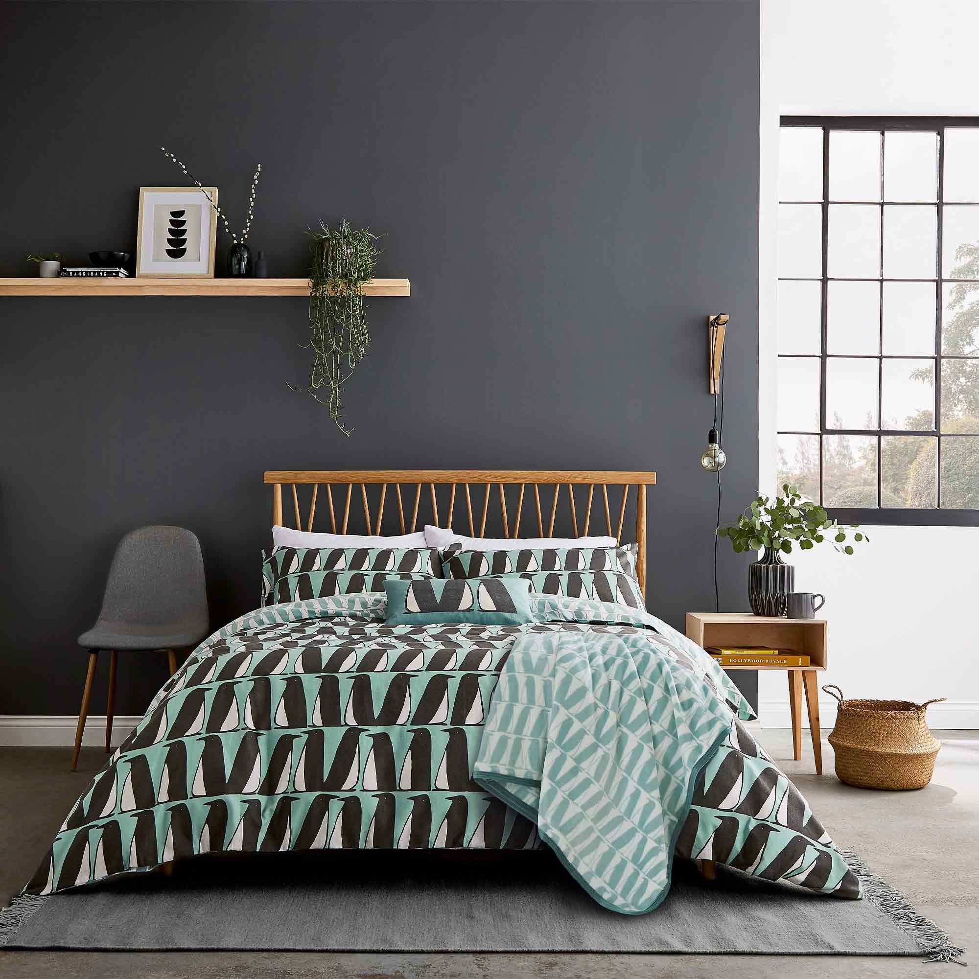 Scion Pedro Reversible Duvet Cover Set Aqua Duvet Covers Meubles