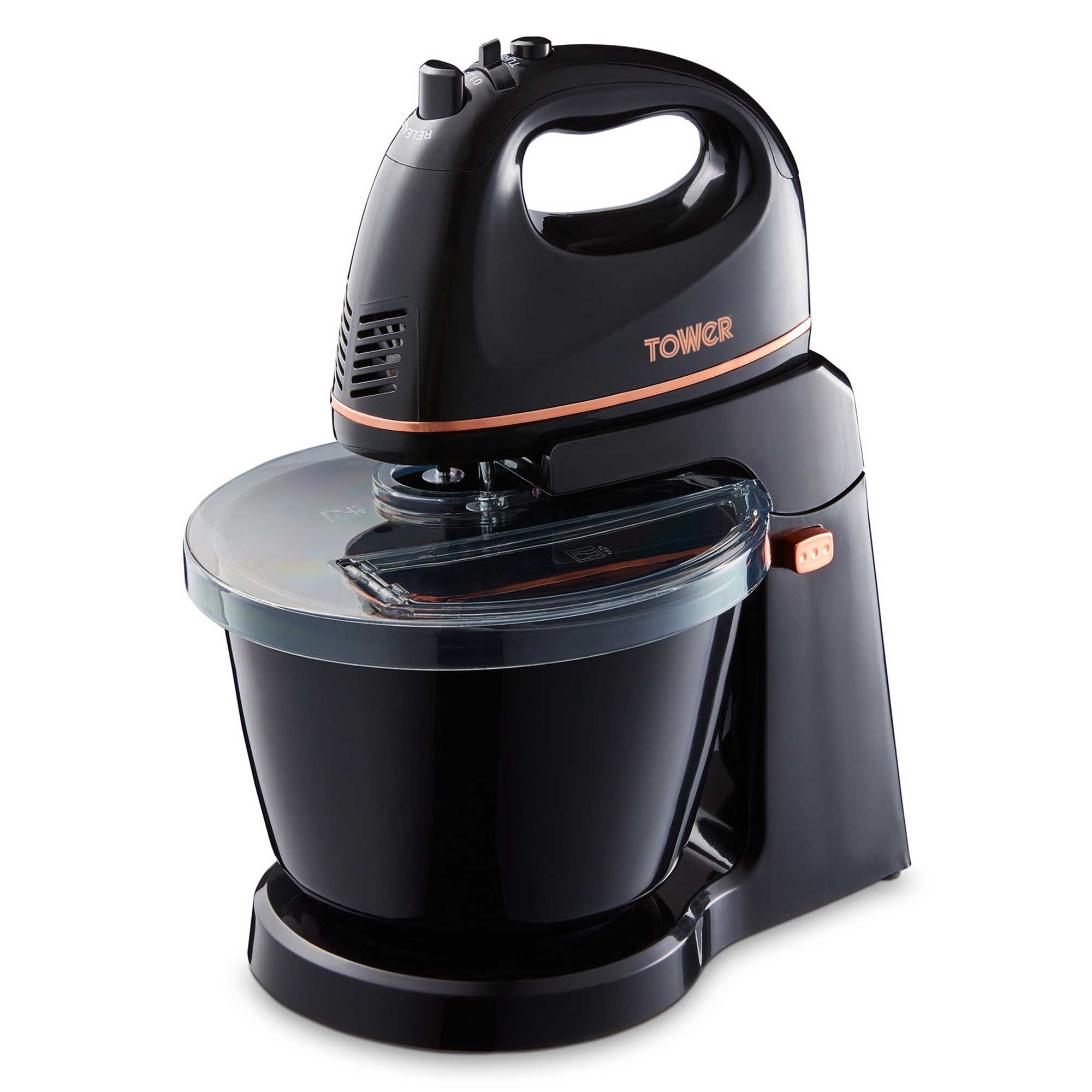 Tower Hand & Stand Mixer With 2.5L Bowl Black Food Preparation Meubles