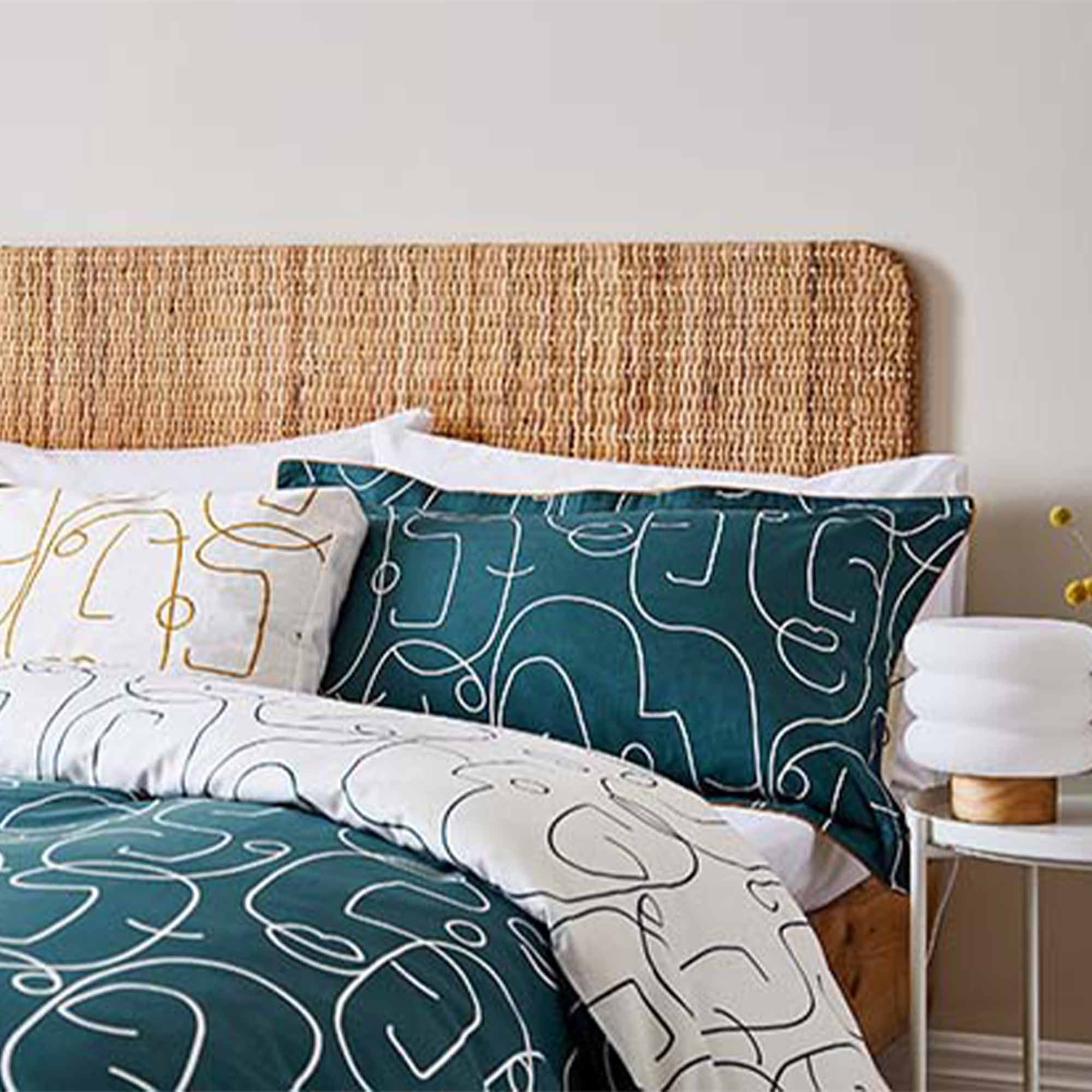 Scion Epsilon Reversible Duvet Cover Teal Duvet Covers Meubles