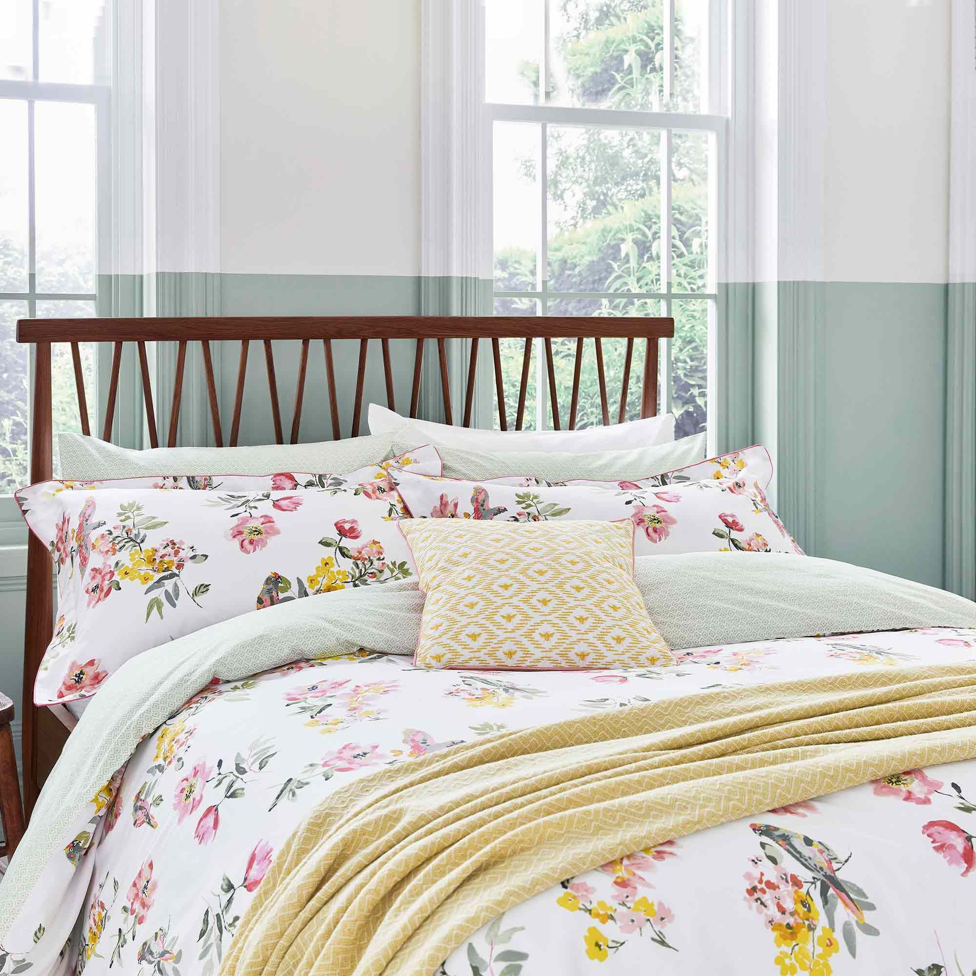 Joules Kelmarsh Floral Reversible Duvet Cover Set MultiColoured