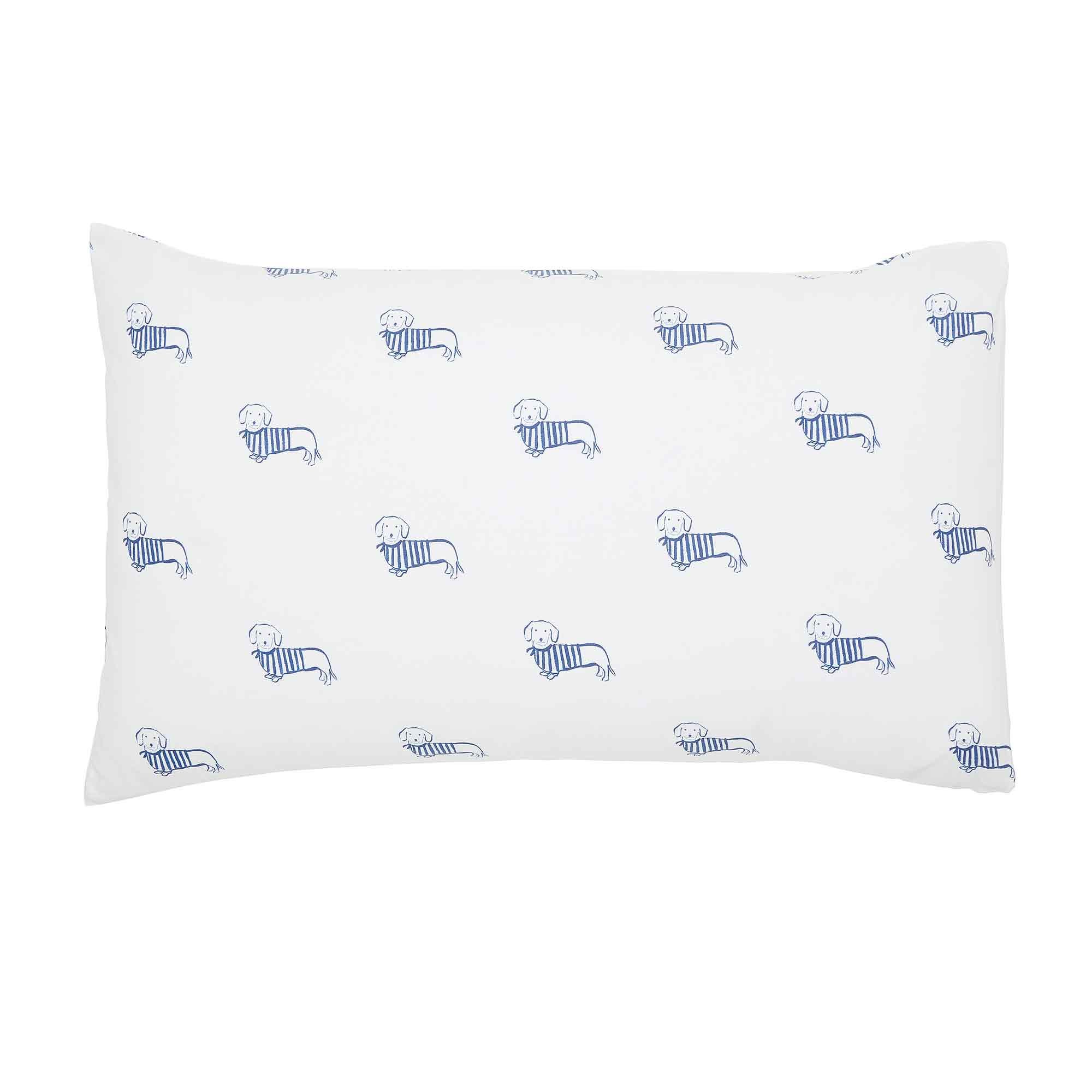 Joules Coastal Stripe Standard Pillowcase Pair Chalk Sheets & Pillowcases Meubles