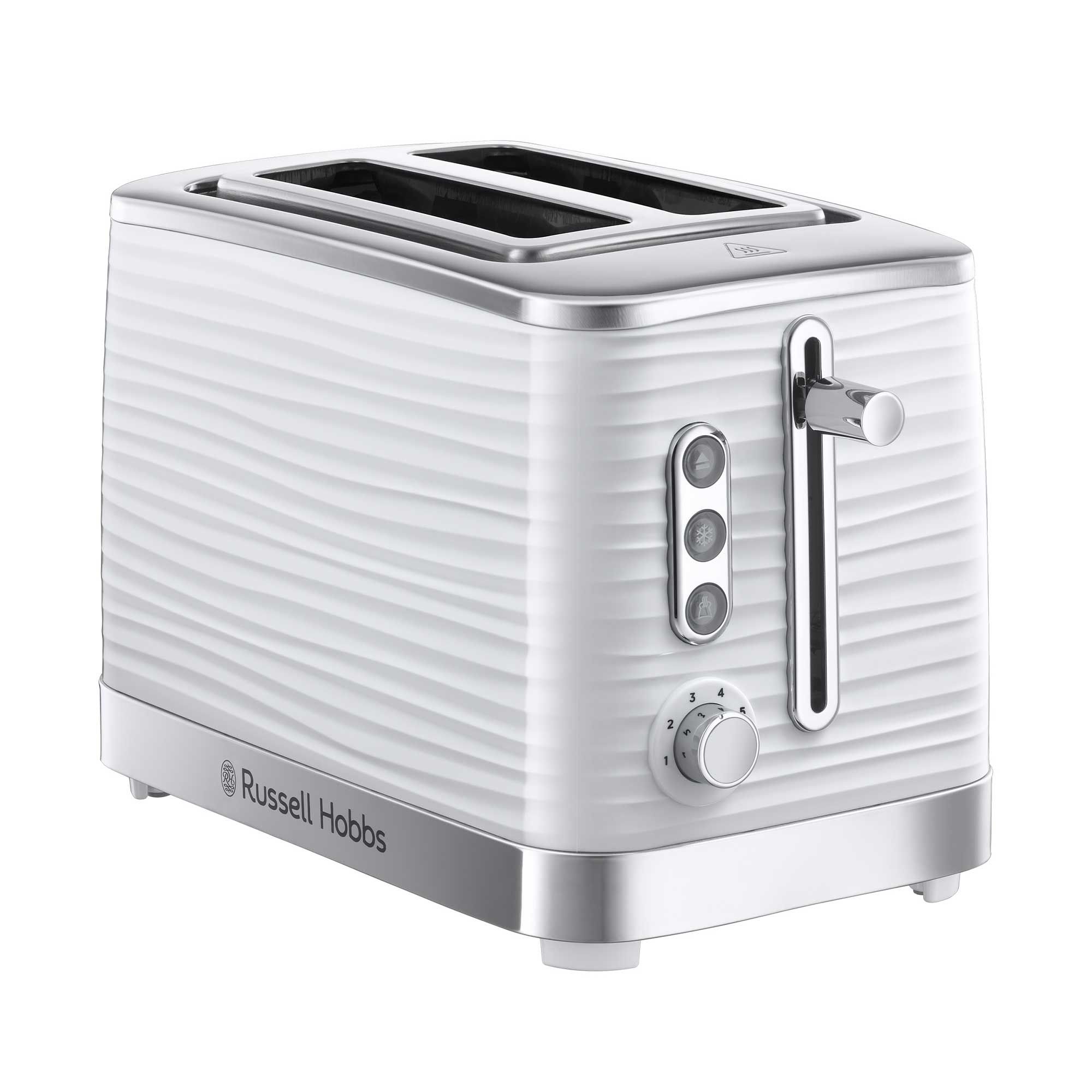 Russell Hobbs Inspire 2 Slice Toaster White Toasters Meubles