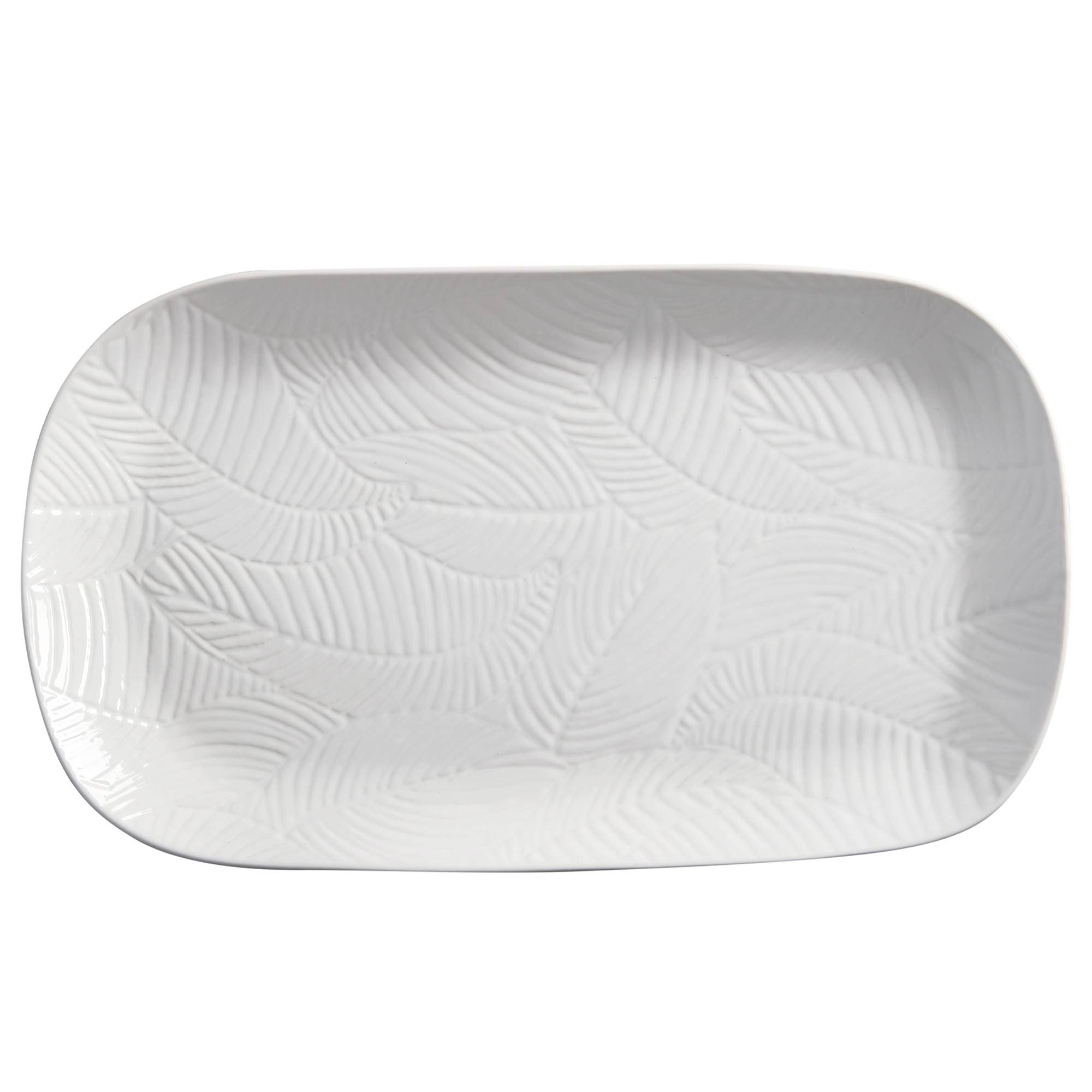 Maxwell & Williams Panama Stoneware Oblong Serving Platter 20cm x 34cm