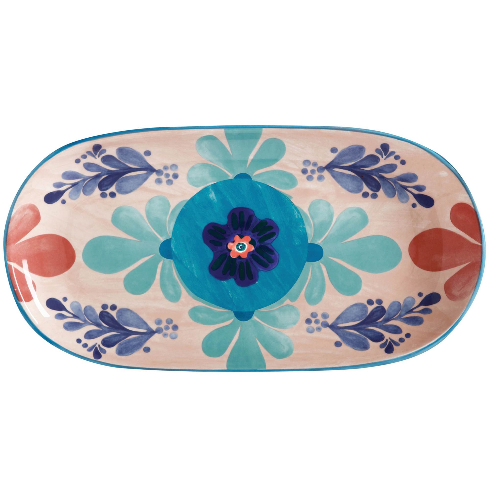 Maxwell & Williams Majolica Ceramic Oblong Serving Platter 35cm x 18cm