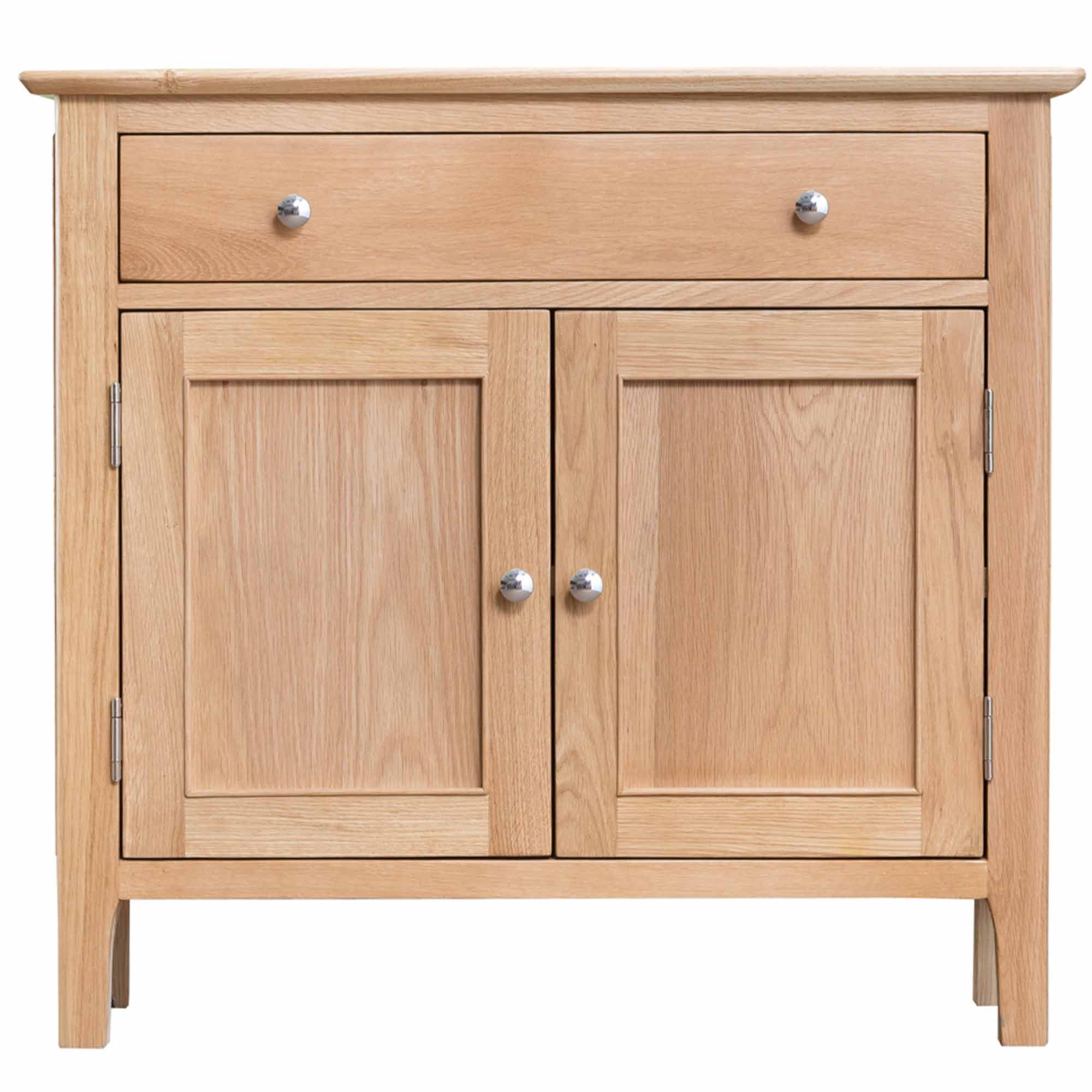 Alford 2 Door + 2 Drawer Narrow Sideboard Light Oak Sideboards Meubles