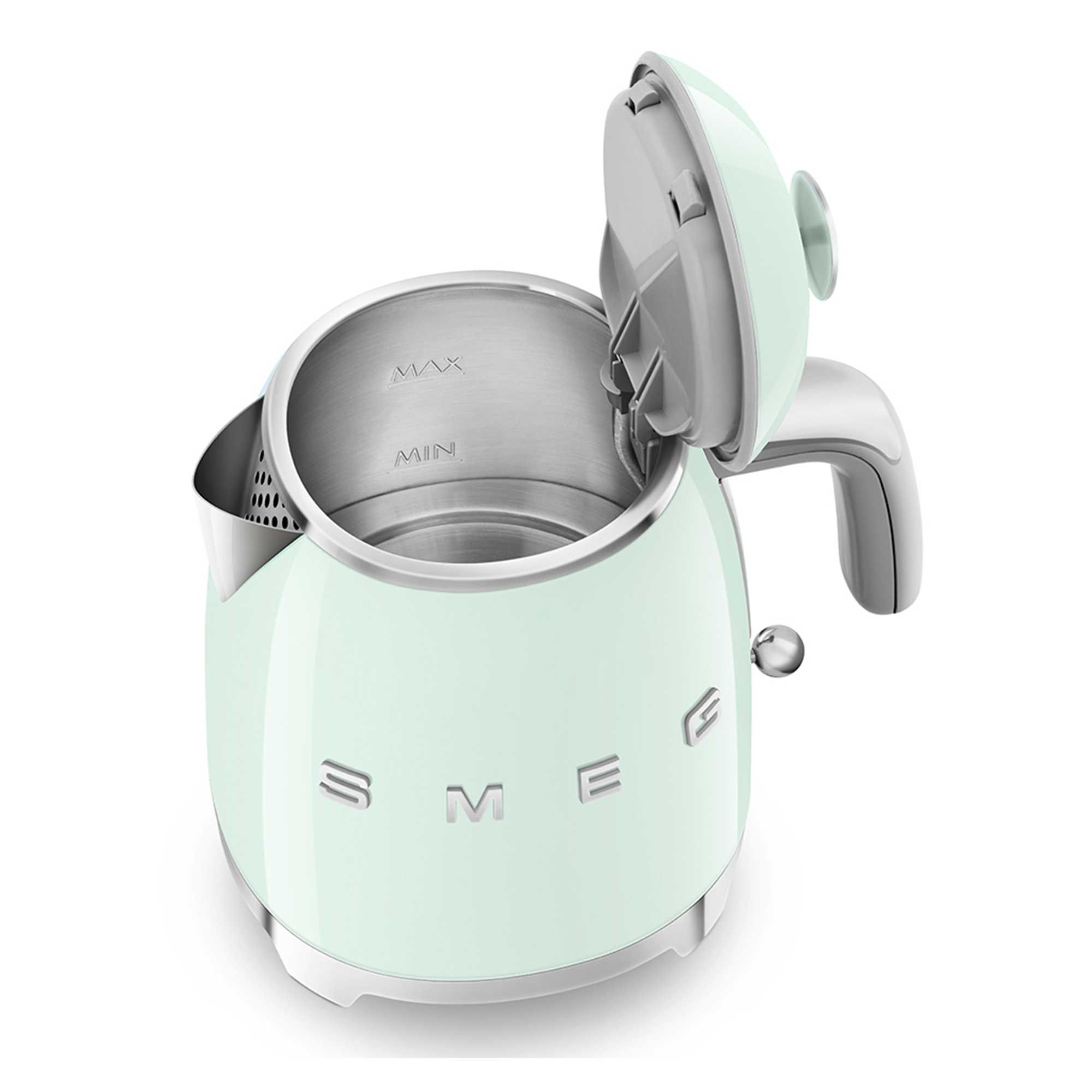 Smeg SMEG Retro 800ml Mini Kettle Pastel Green Kettles Meubles