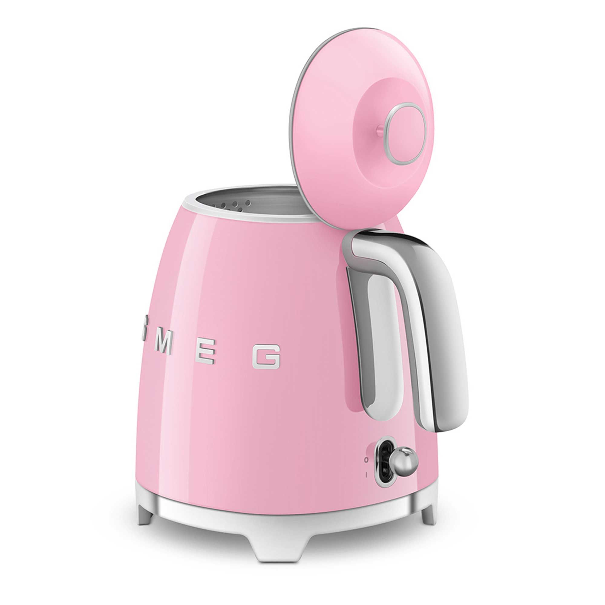 Smeg SMEG Retro 800ml Mini Kettle Pink Kettles Meubles