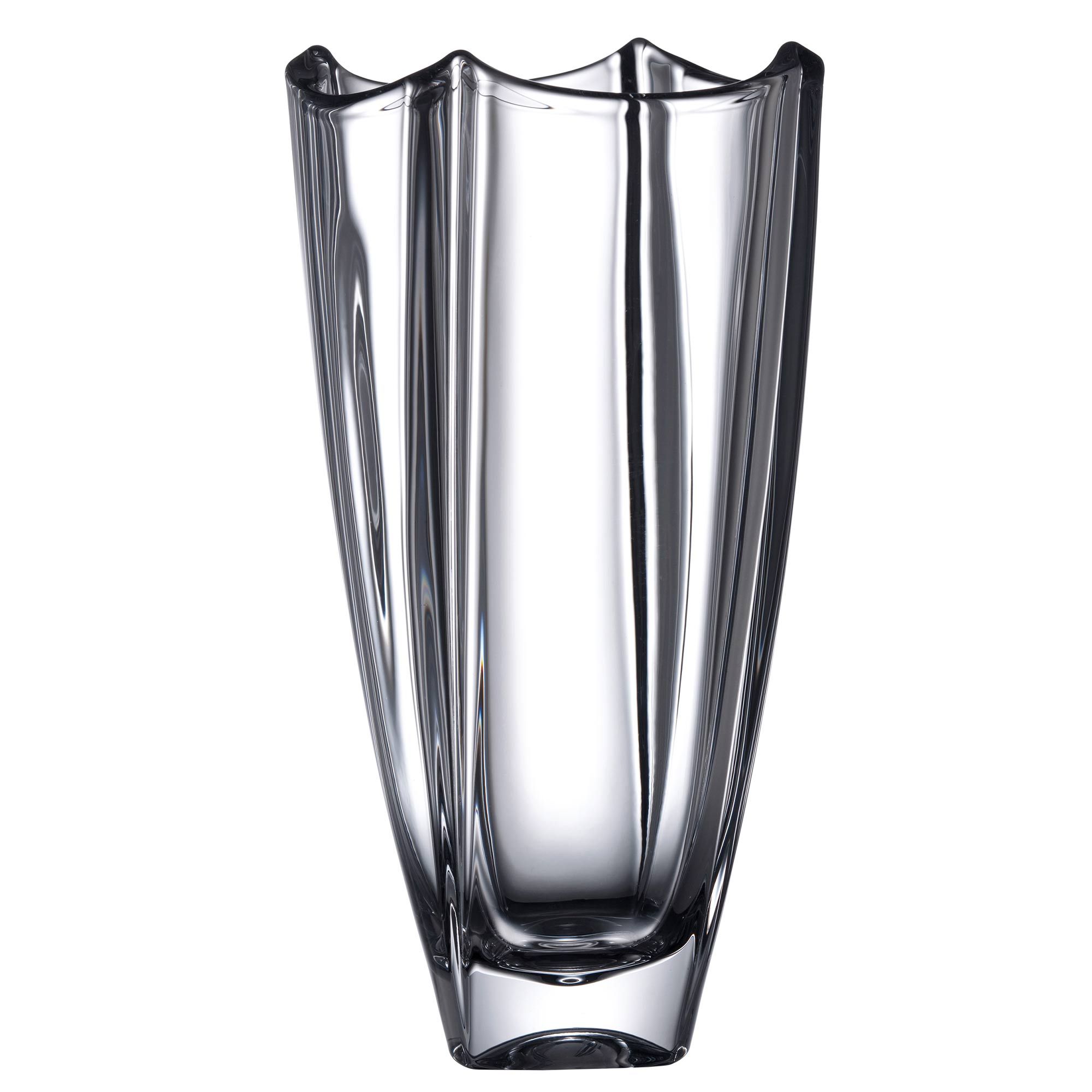 Galway Crystal Dune Square Vase 31cm Vases Meubles
