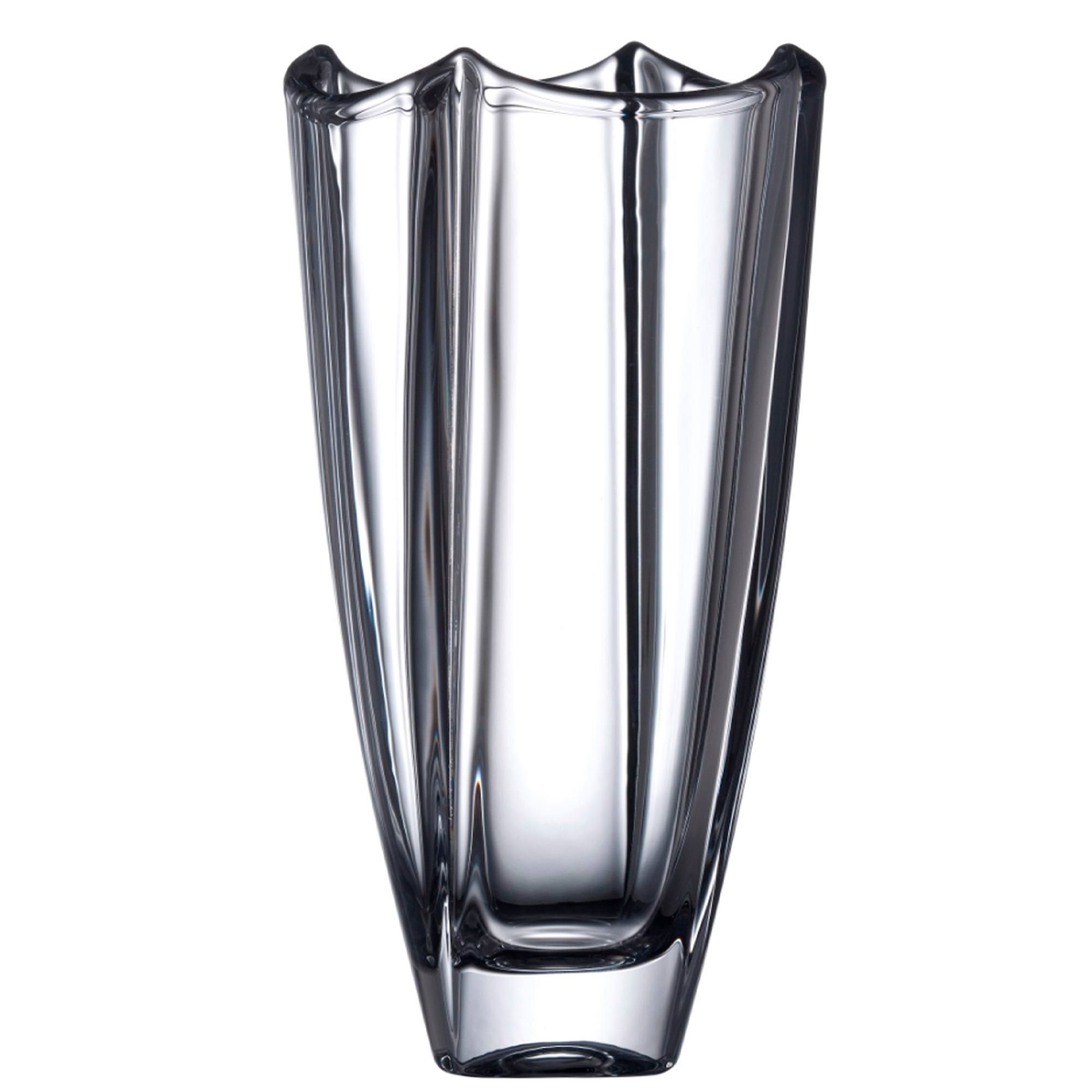 Galway Crystal Dune Square Vase 25cm Vases Meubles