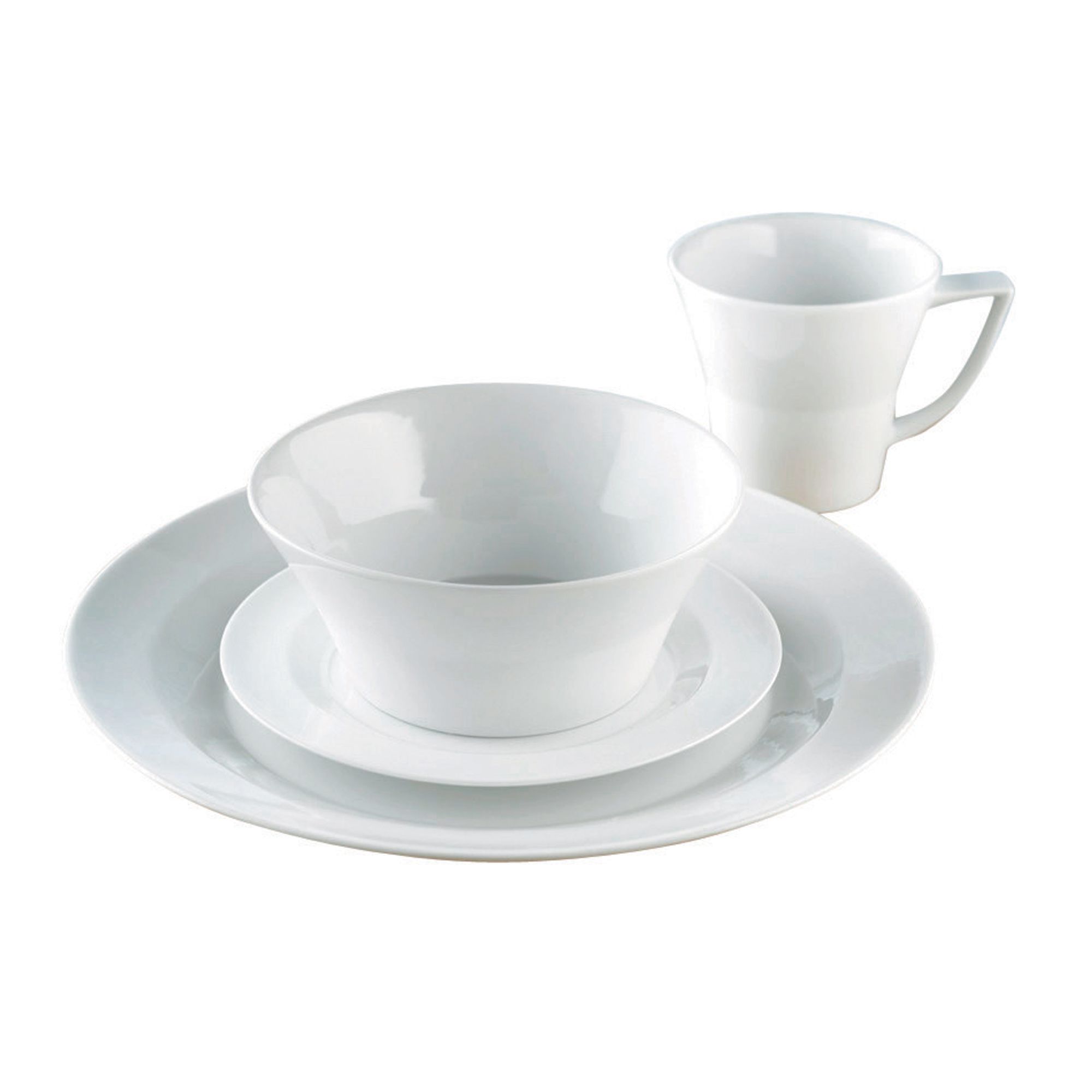 James Martin Everyday 16 Piece Boxed Dinner Set White Meubles
