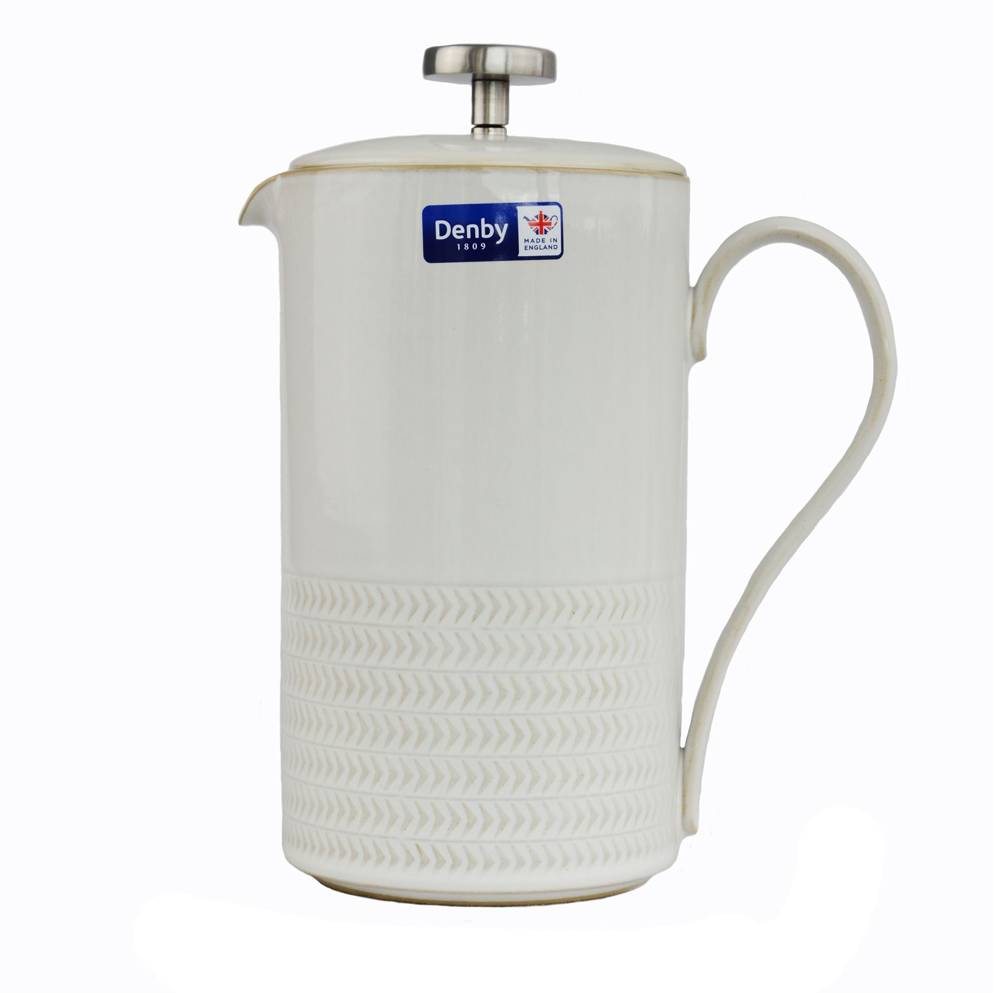 Denby Natural Canvas Textured Cafetiere All Tableware & Dine Meubles