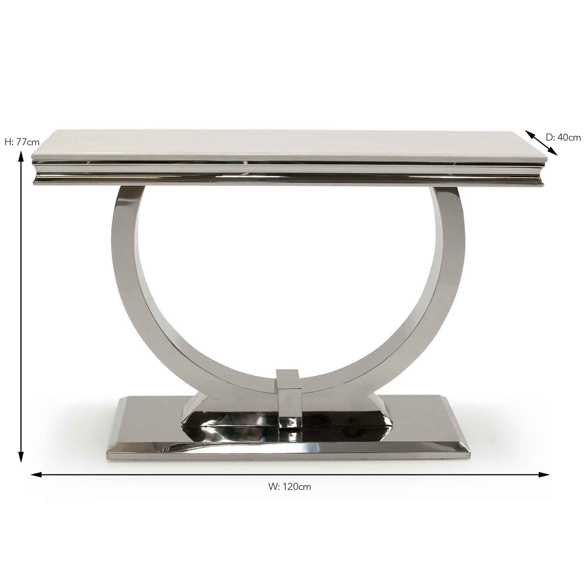 Arianna Console Table (Multiple Colours) Meubles