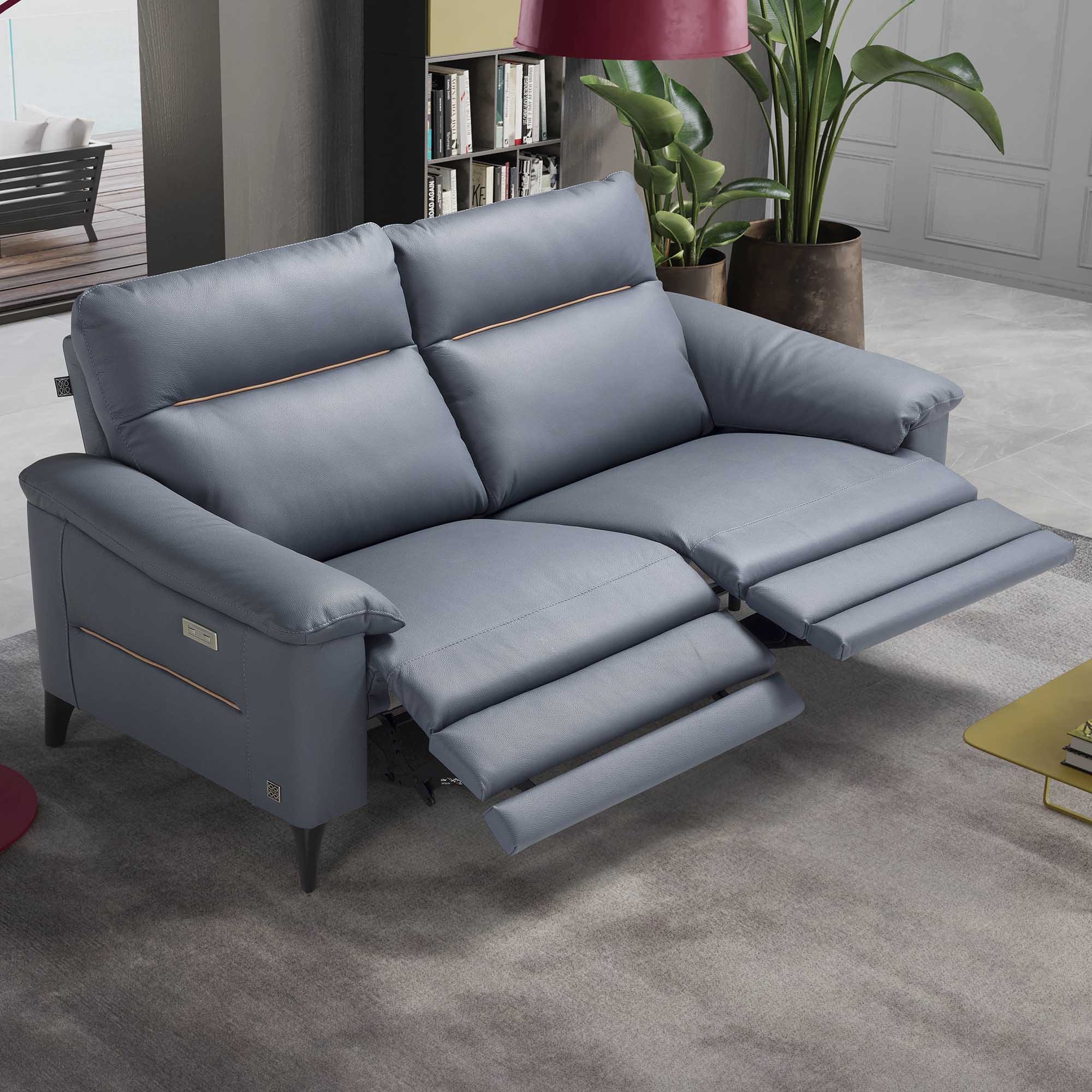 Egoitaliano Oliver Electric Reclining 4 Seater Sofa With 2 Electric Re