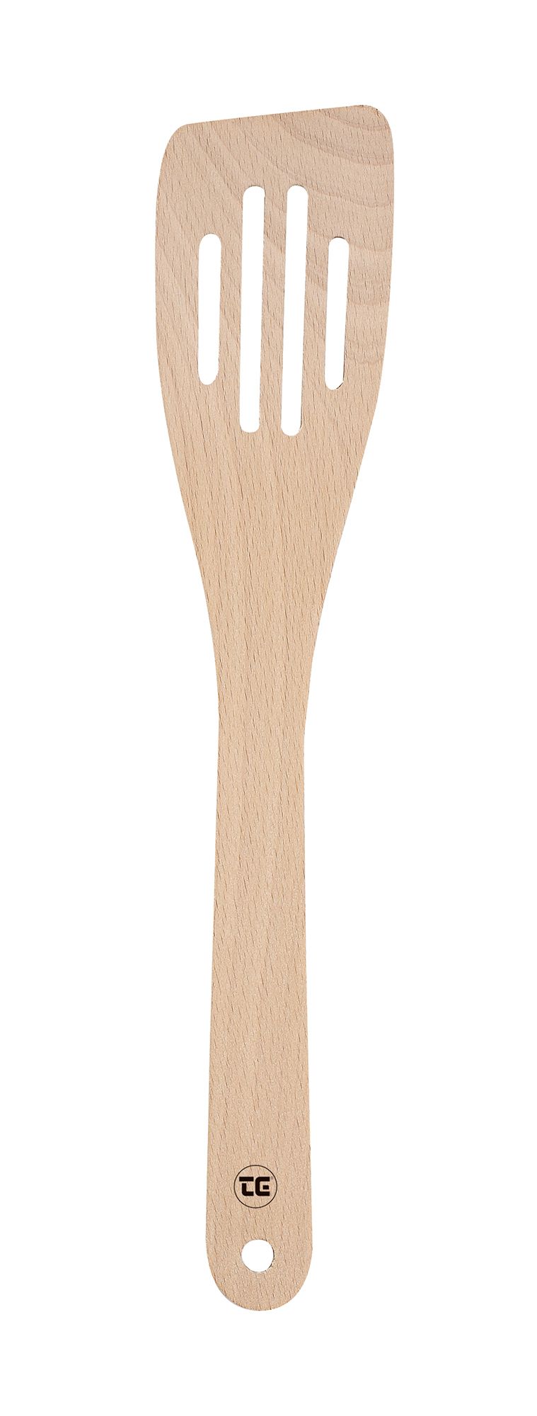 T&G Beech Wooden Curved Slotted Spatula Kitchen Utensils & Gadgets