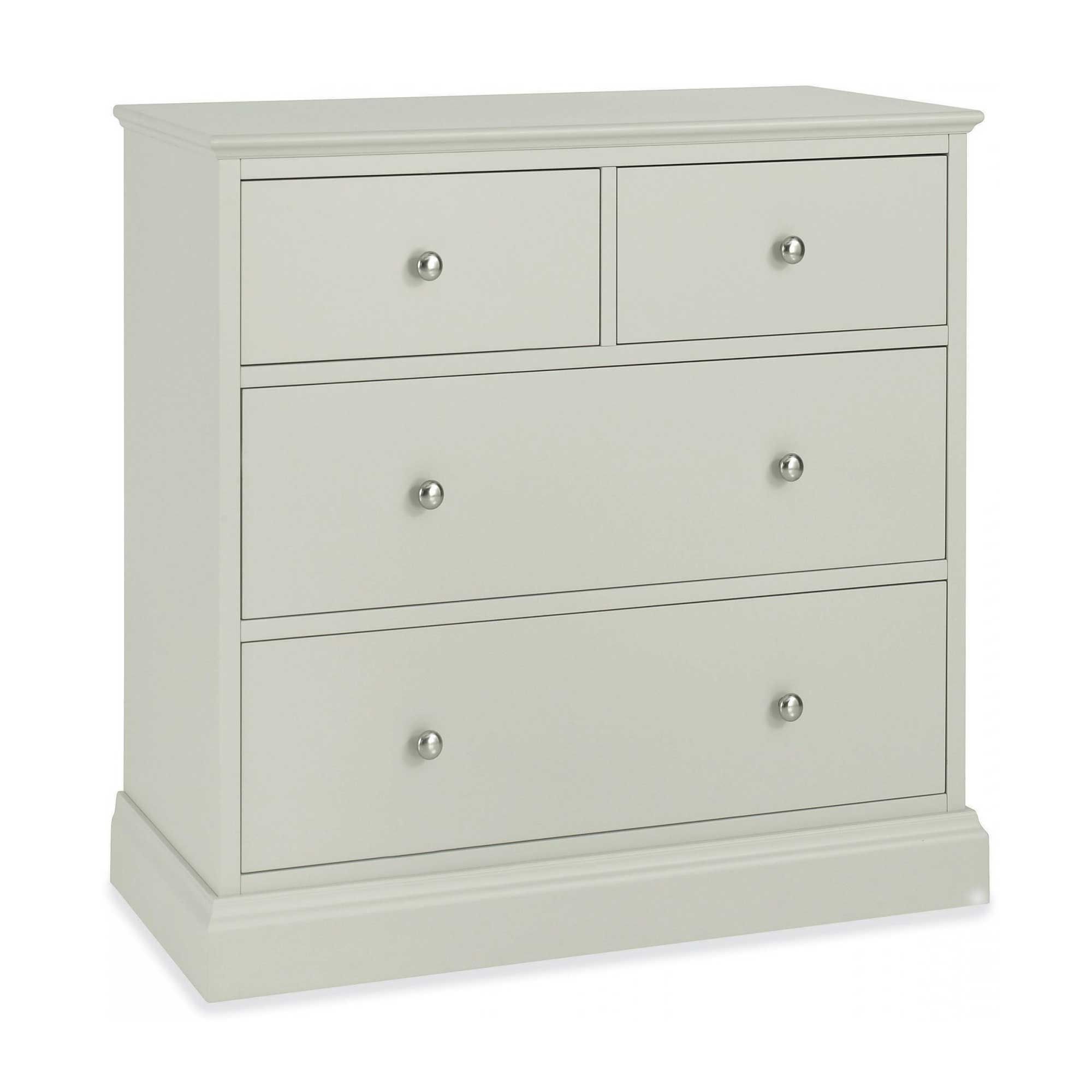 Julie 2+2 Drawer Chest of Drawers Grey Chest of Drawers Meubles