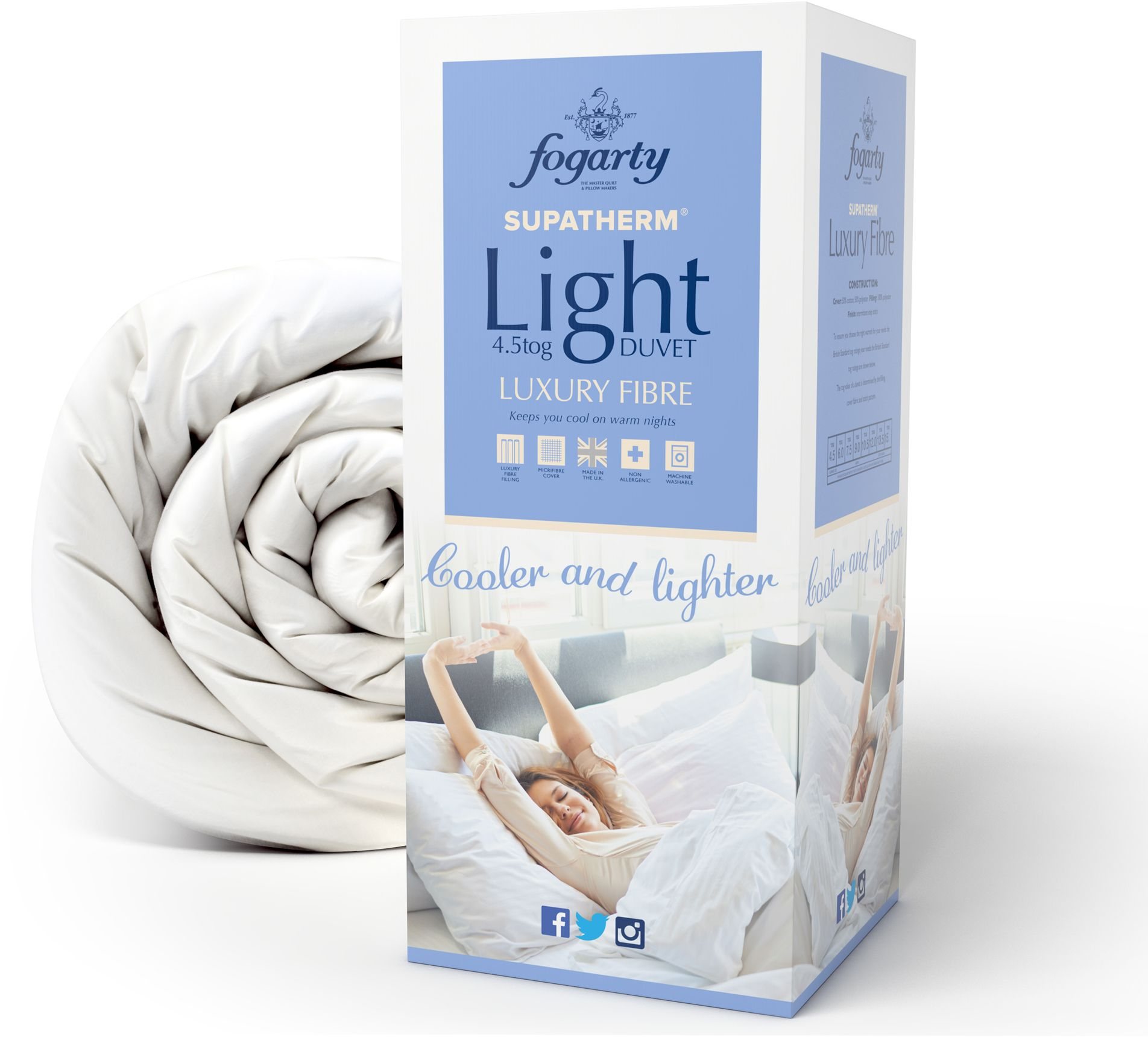 Fogarty Luxury Fibre Double Duvet 4.5 