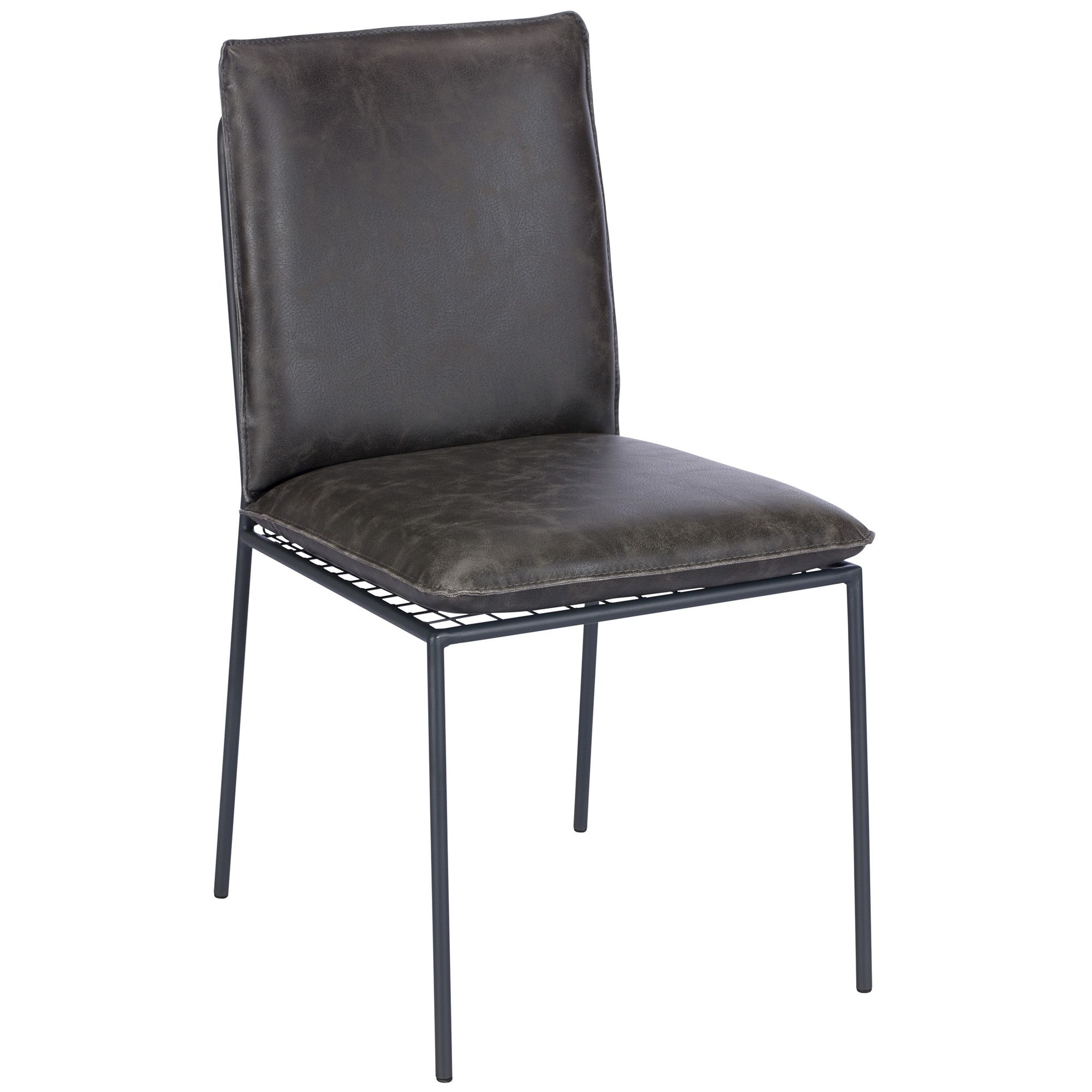 Harper Dining Chair Faux Leather Dark Grey Dining Chairs Meubles