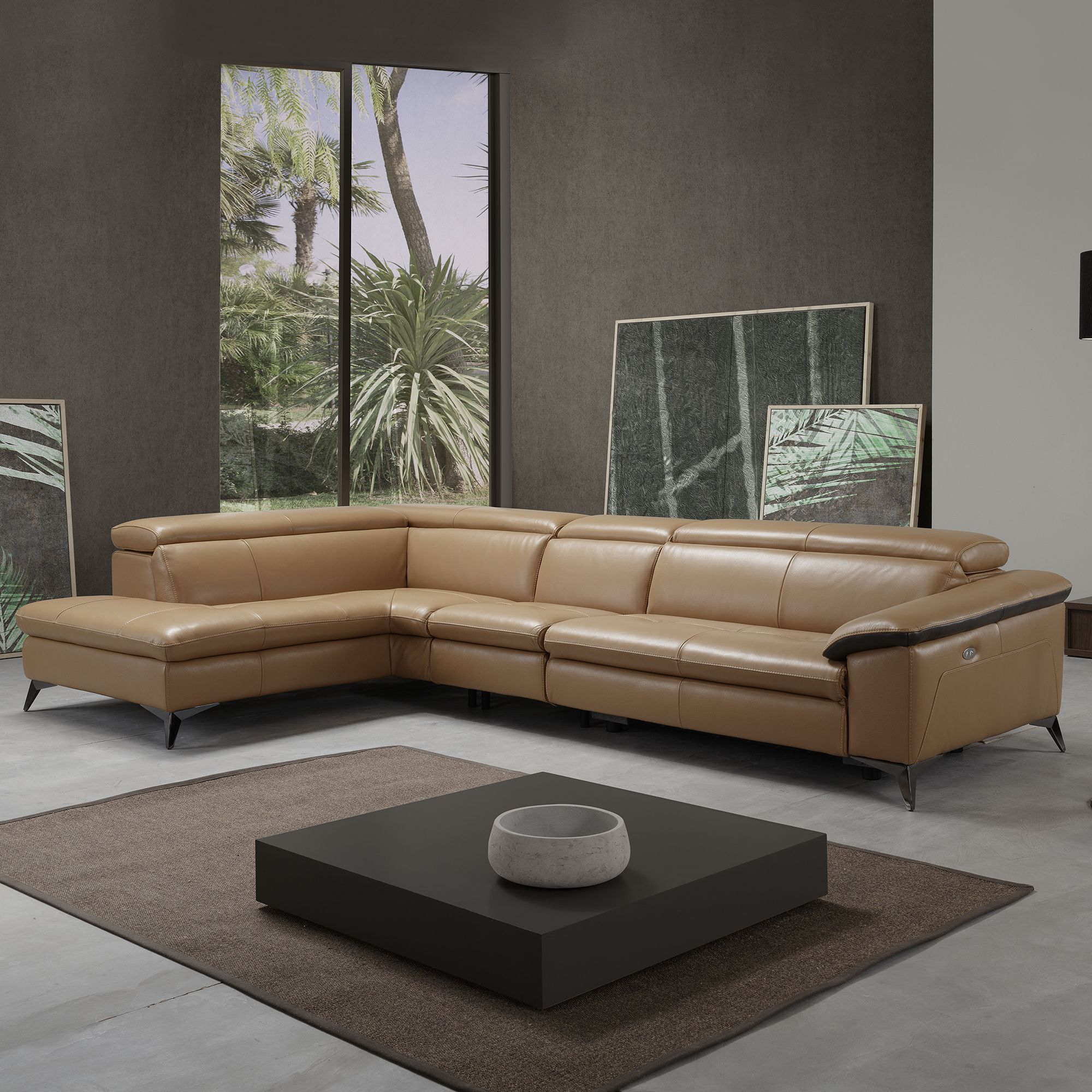 Egoitaliano Martine 5+ Seater Sofa With Chaise LHF + 1 Electric