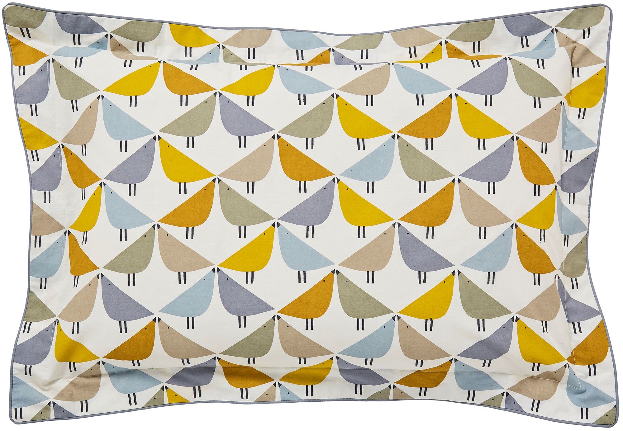 Scion Lintu Oxford Pillowcase Dandelion & Pebble Meubles