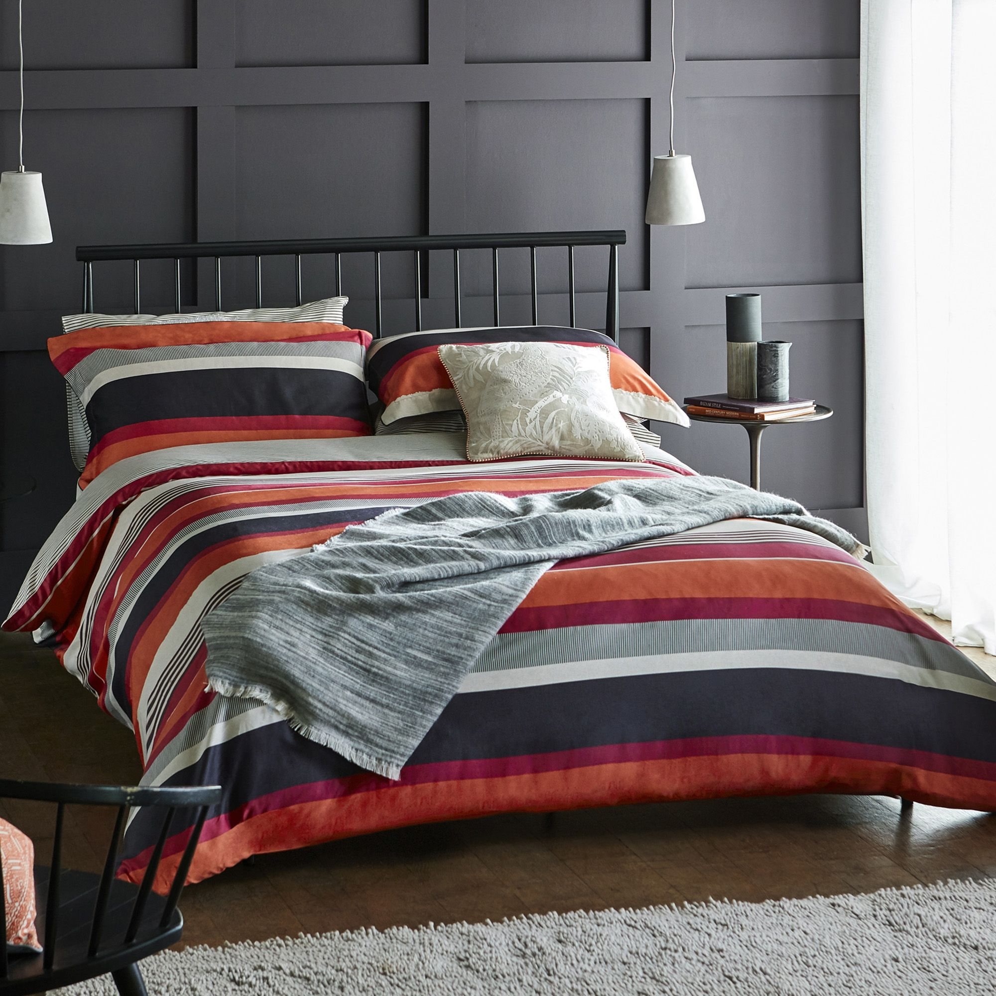 Harlequin Banzai Oxford Pillowcase Magenta Meubles