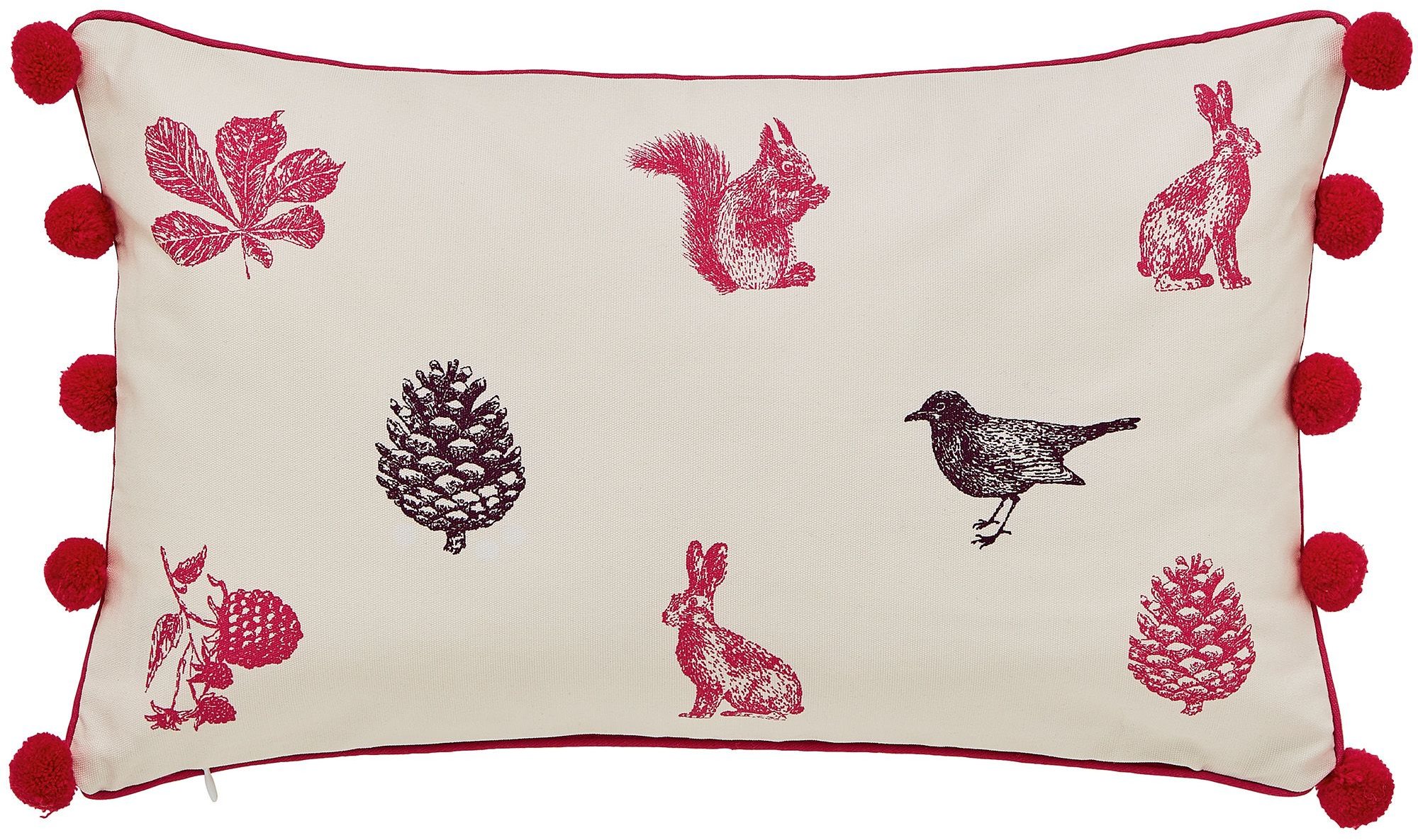 Joules Harvest Garden Cushion Bilberry 30cm x 50cm Meubles