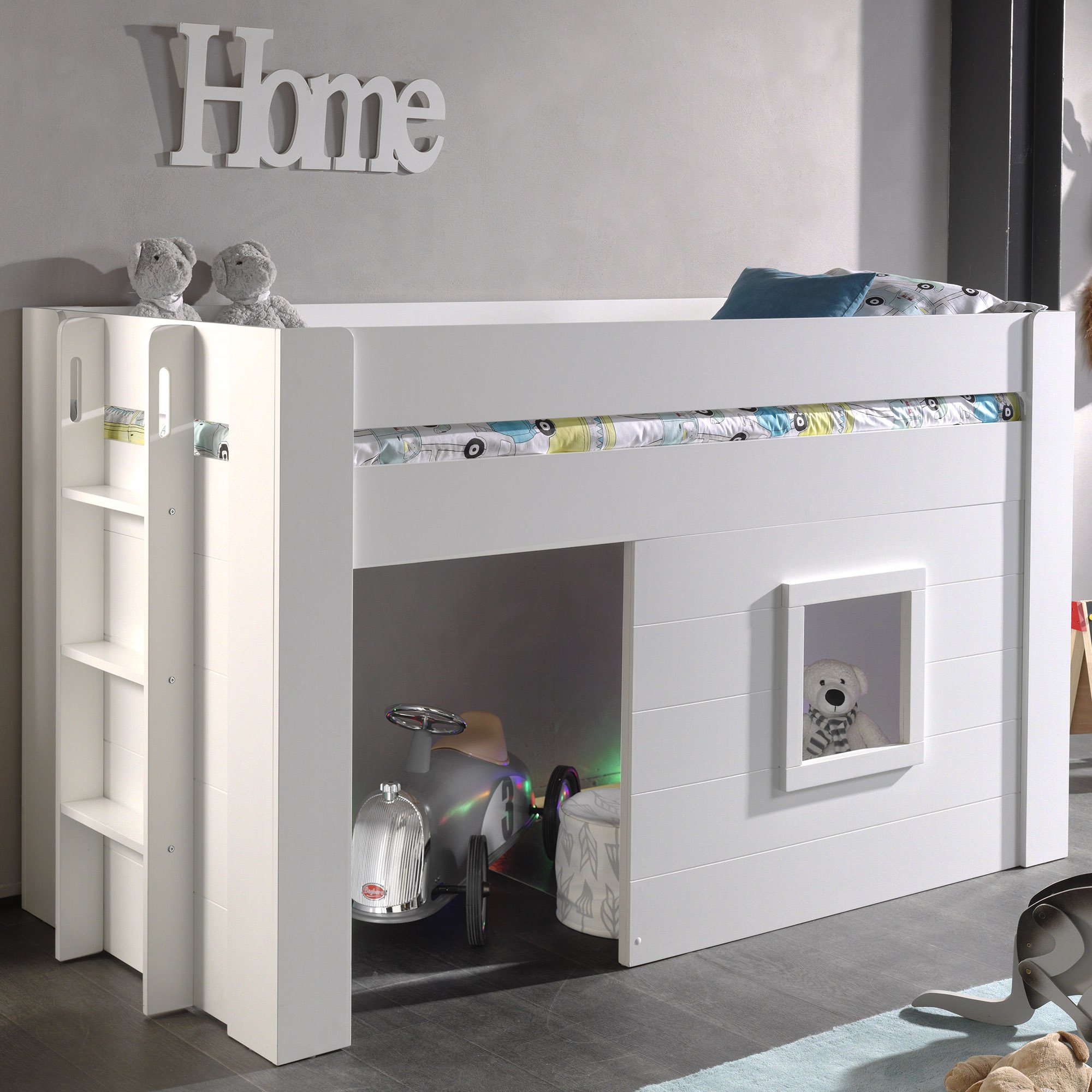 Vipack Noah Mid Sleeper Bed Curtains Meubles