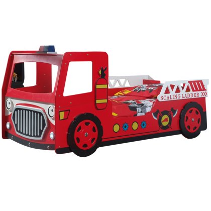 Fire Truck Single (90cm) Bed Red