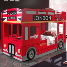 London Bus Bunk Bed Red