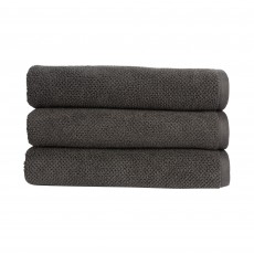 Brixton Towel Dark Grey (Multiple Sizes)