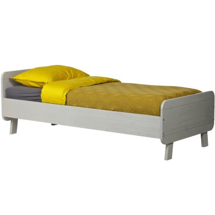 Sammie Single (90cm) Bedstead Warm Grey