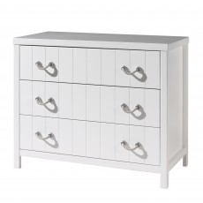 Lewis 3 Drawer Chest Of Drawers White