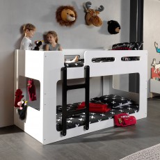 Luca Low Bunk Bed White