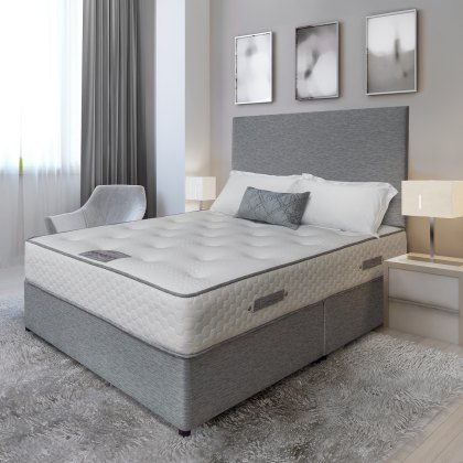 Toulouse Winter/Summer Essential Divan Set Grey (Multiple Sizes)