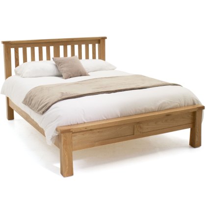 Brid Bedstead Low End White Oak (Multiple Sizes)