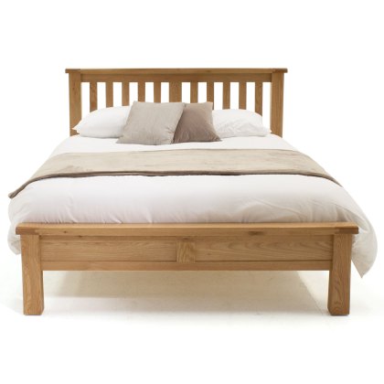 Brid Bedstead Low End White Oak (Multiple Sizes)