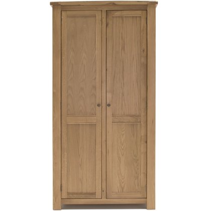 Brid Double Wardrobe White Oak