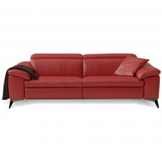Martine 3 Seater Sofa With 1 Electric Recliner Microfibre Fabric