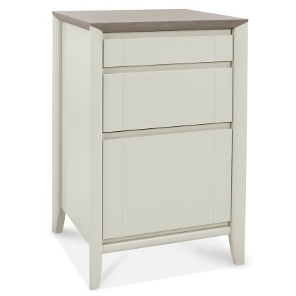 Canneto Grey washed Oak & Soft Grey 3 Drawer Filing Cabinet Canneto Grey washed Oak & Soft Grey 3 Drawer Filing Cabinet