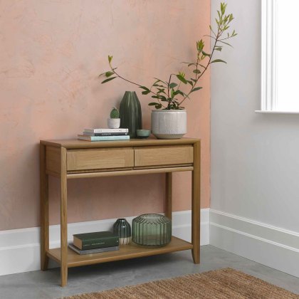 Canneto Oak Console Table