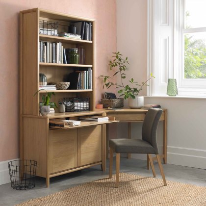Canneto Oak Wide Top Display Unit